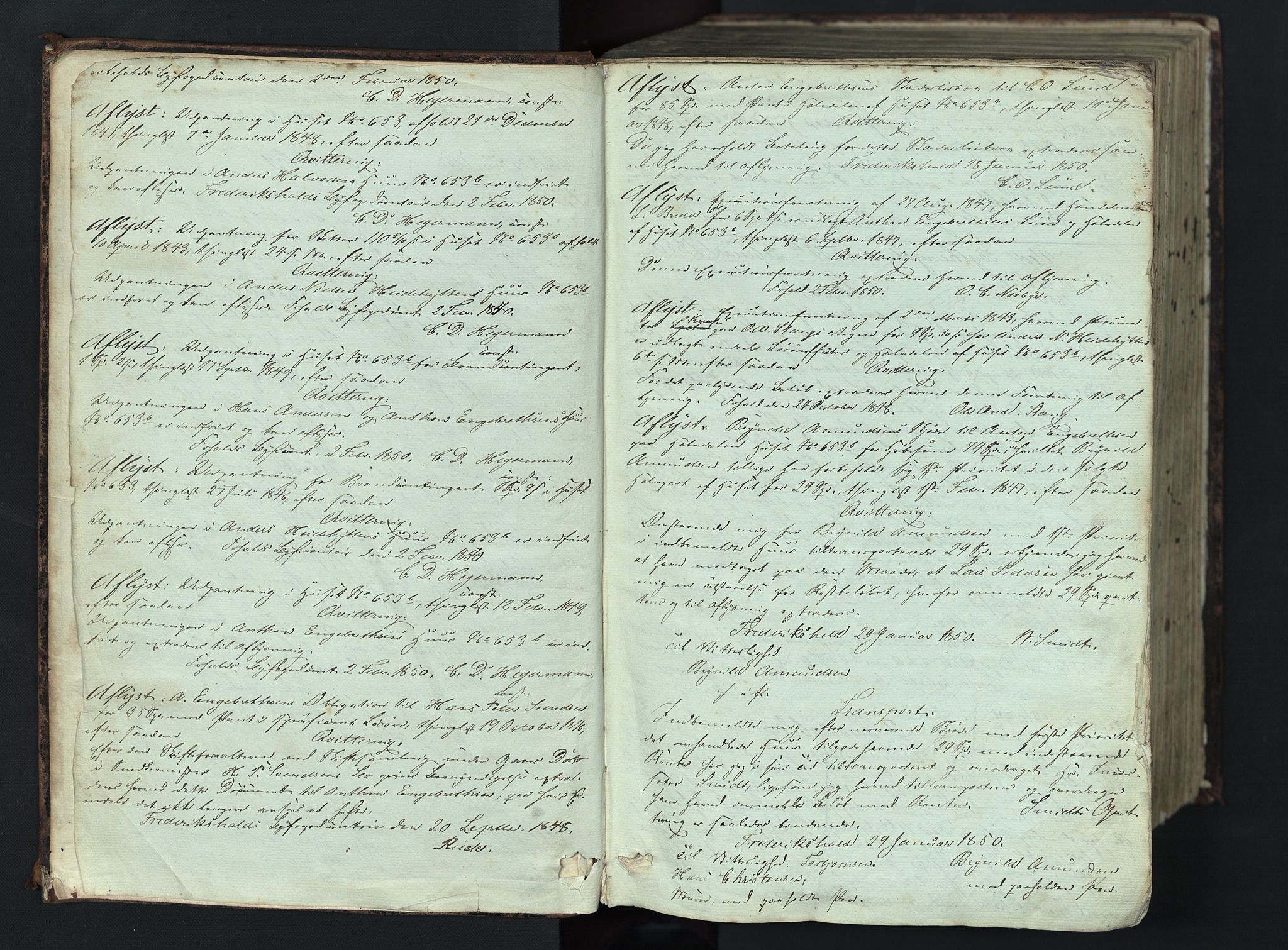 Halden byfogd, AV/SAO-A-10865/G/Gb/L0005: Mortgage book no. 5, 1850-1856, p. 2