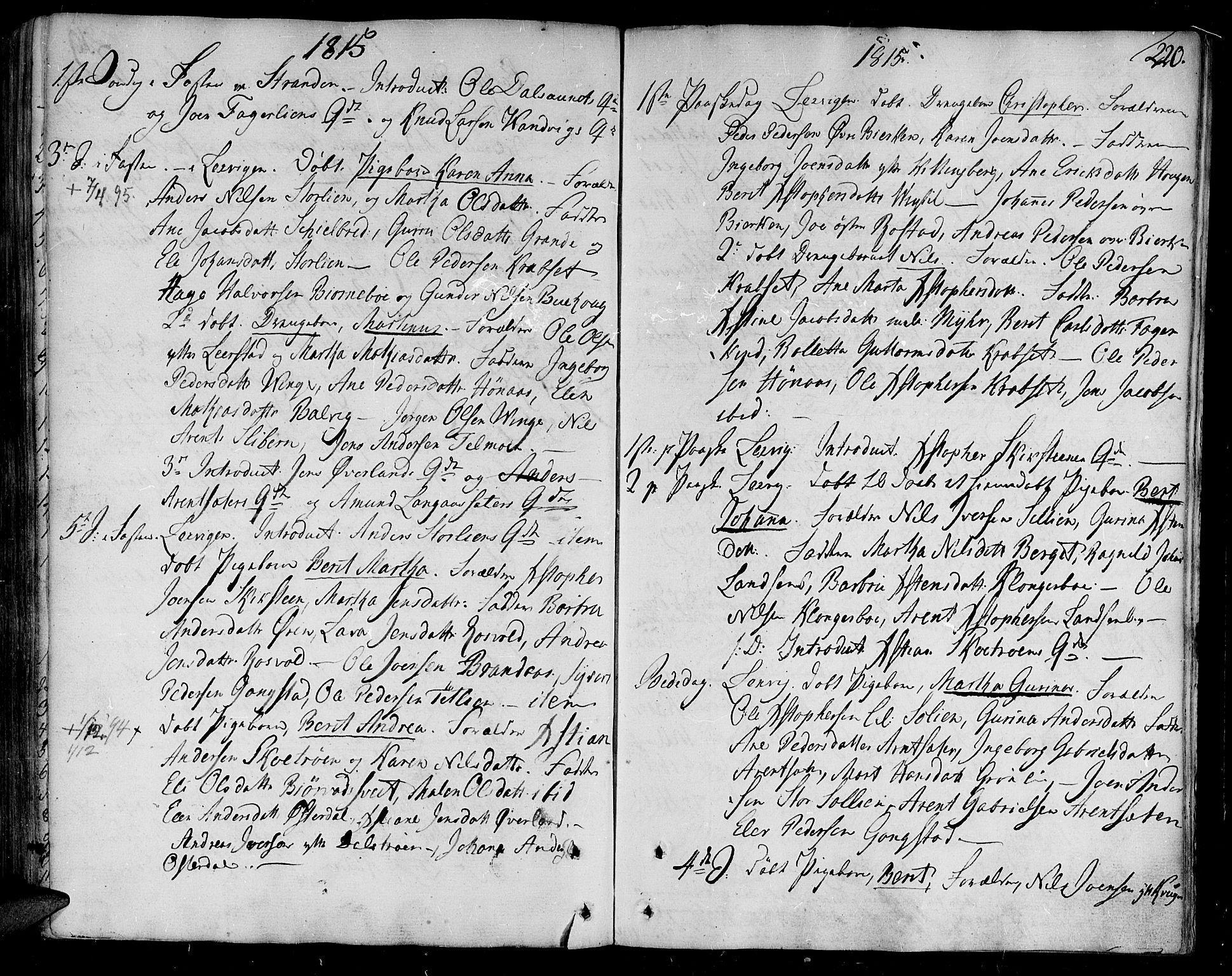Ministerialprotokoller, klokkerbøker og fødselsregistre - Nord-Trøndelag, SAT/A-1458/701/L0004: Parish register (official) no. 701A04, 1783-1816, p. 220