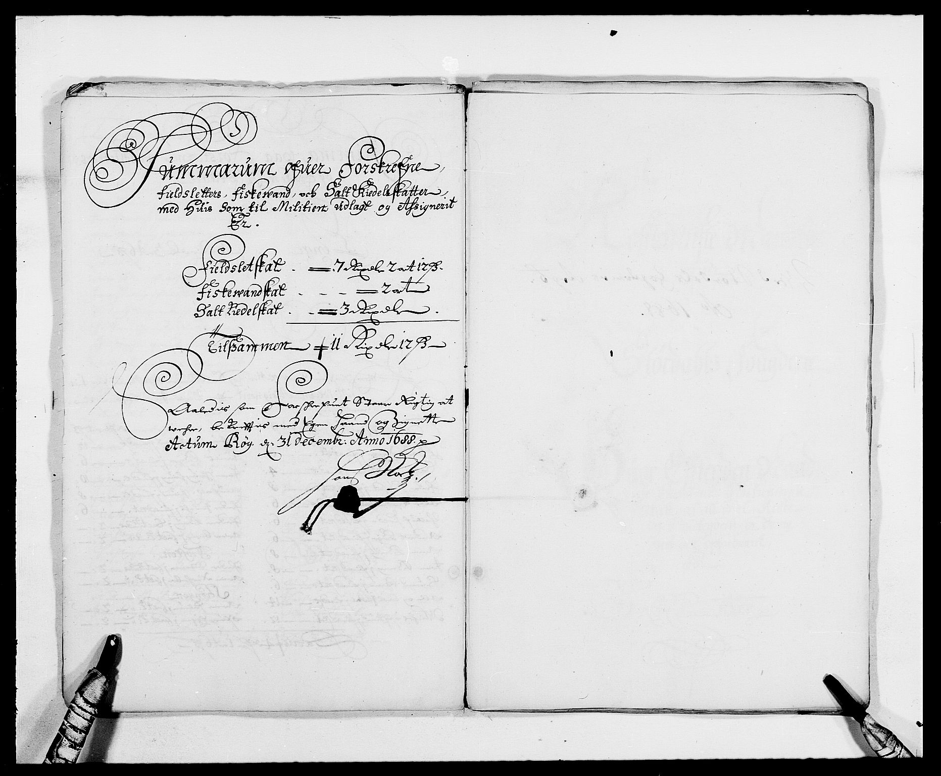 Rentekammeret inntil 1814, Reviderte regnskaper, Fogderegnskap, RA/EA-4092/R62/L4183: Fogderegnskap Stjørdal og Verdal, 1687-1689, p. 222