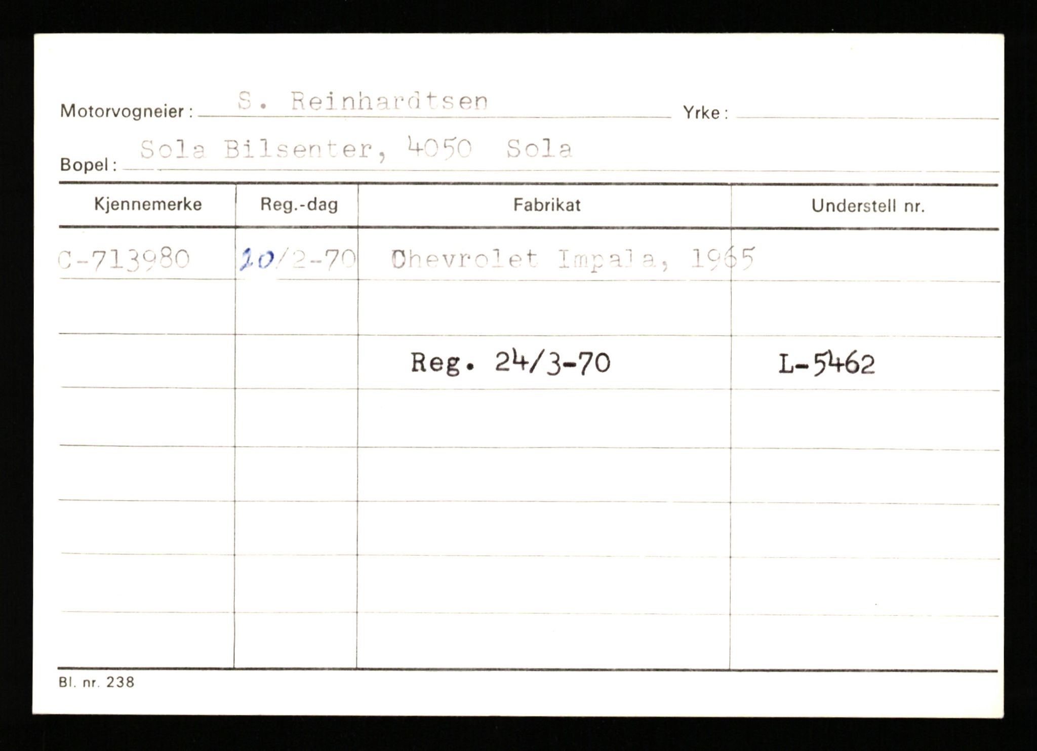 Stavanger trafikkstasjon, AV/SAST-A-101942/0/G/L0012: Registreringsnummer: 363571 - 800000, 1930-1971, p. 2560