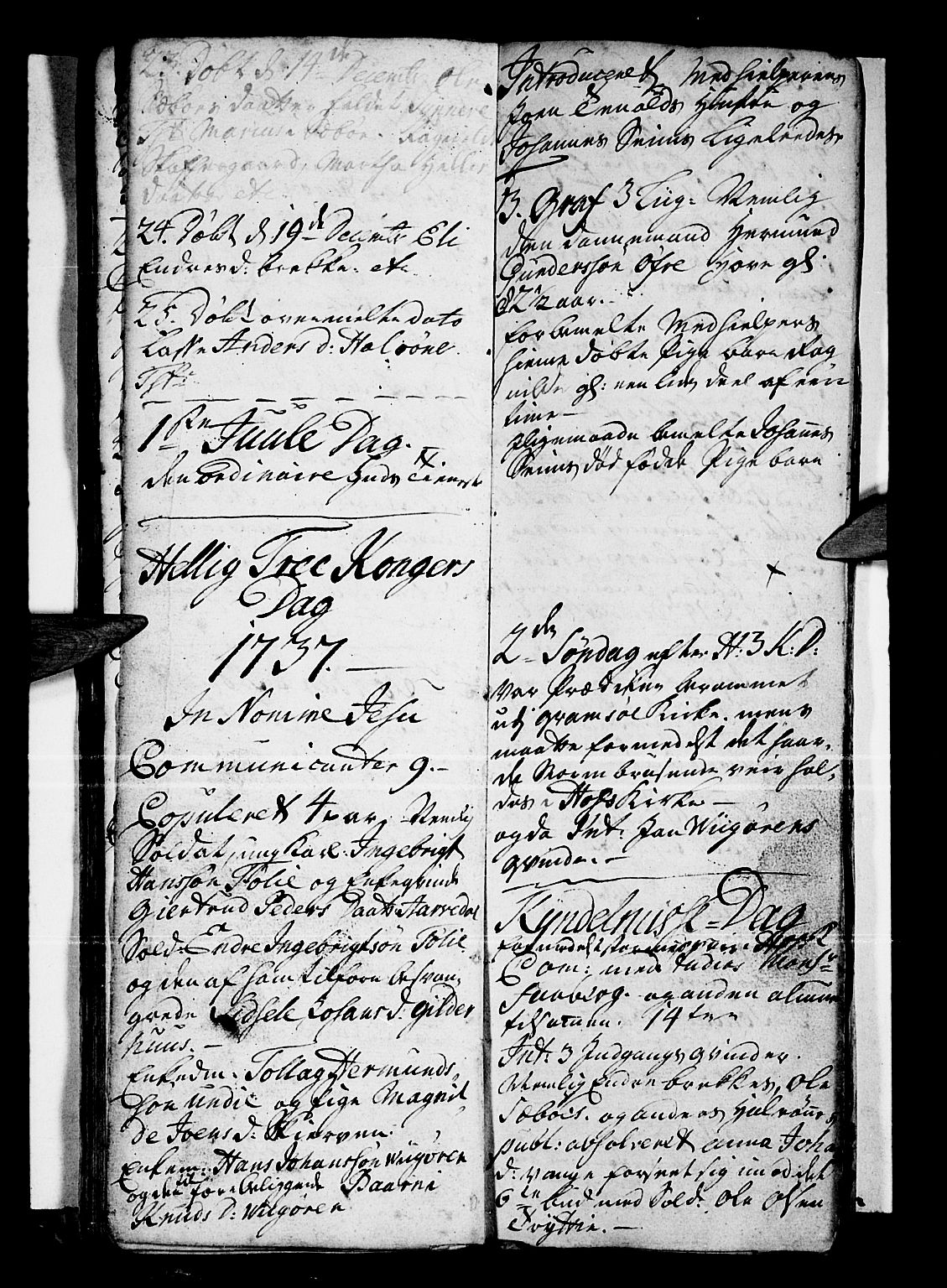 Vik sokneprestembete, AV/SAB-A-81501/H/Haa/Haaa/L0001: Parish register (official) no. A 1 / 1, 1727-1740