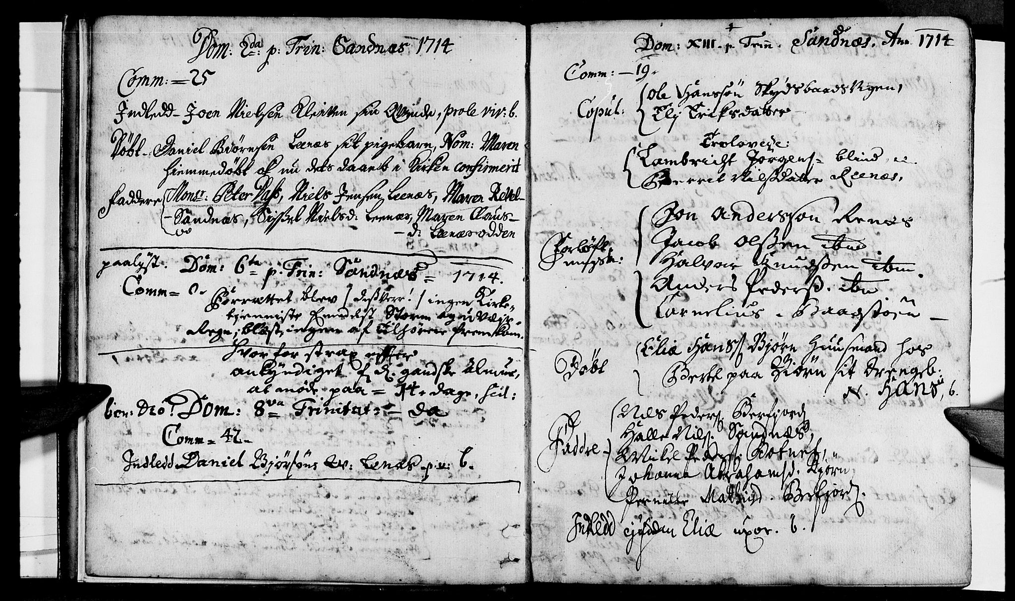 Ministerialprotokoller, klokkerbøker og fødselsregistre - Nordland, AV/SAT-A-1459/831/L0470: Parish register (official) no. 831A01, 1714-1737