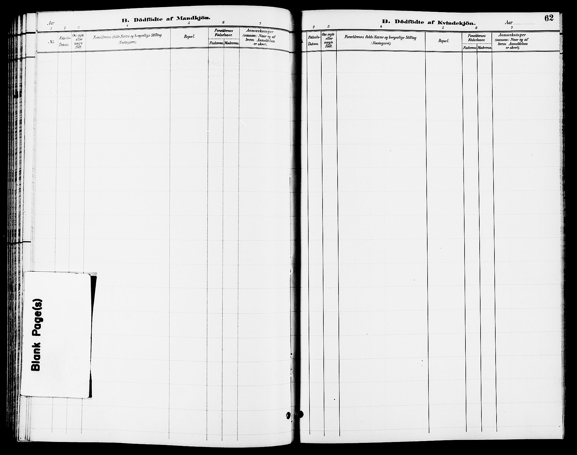 Ringsaker prestekontor, AV/SAH-PREST-014/L/La/L0013: Parish register (copy) no. 13, 1891-1904, p. 62