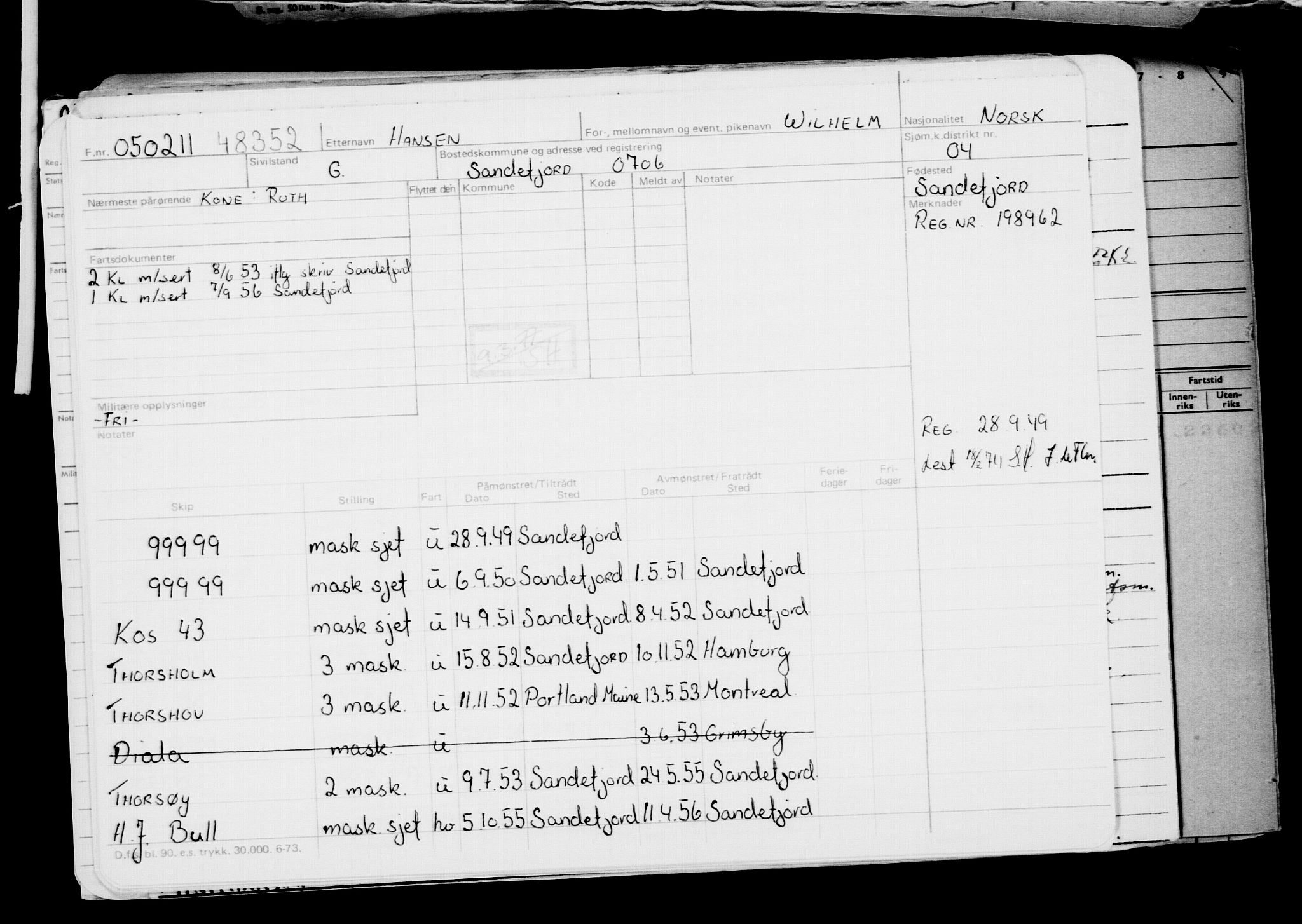 Direktoratet for sjømenn, AV/RA-S-3545/G/Gb/L0094: Hovedkort, 1911, p. 59