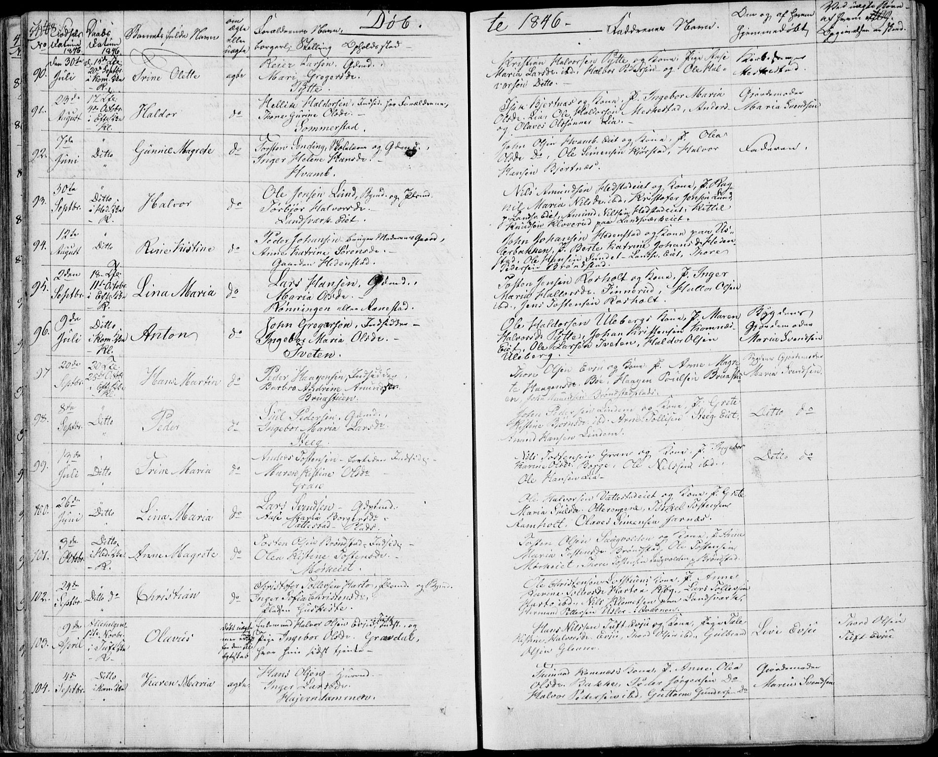 Sandsvær kirkebøker, SAKO/A-244/F/Fa/L0005: Parish register (official) no. I 5, 1840-1856, p. 108-109