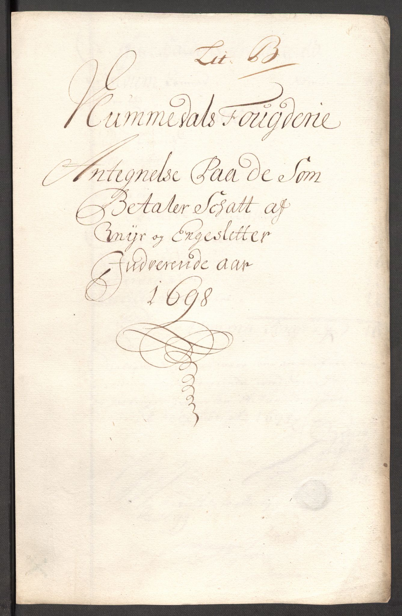Rentekammeret inntil 1814, Reviderte regnskaper, Fogderegnskap, AV/RA-EA-4092/R64/L4425: Fogderegnskap Namdal, 1696-1698, p. 386