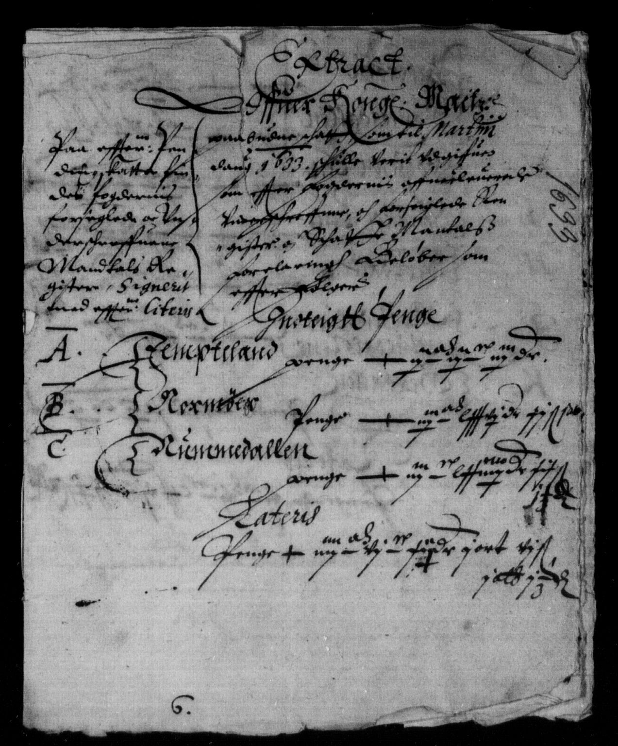 Rentekammeret inntil 1814, Reviderte regnskaper, Lensregnskaper, AV/RA-EA-5023/R/Rb/Rbw/L0053: Trondheim len, 1633-1634