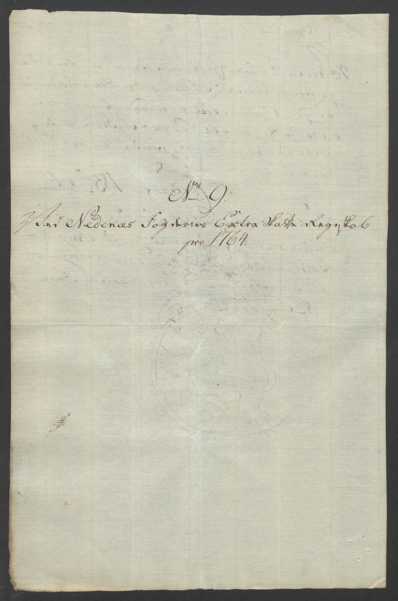 Rentekammeret inntil 1814, Reviderte regnskaper, Fogderegnskap, AV/RA-EA-4092/R39/L2424: Ekstraskatten Nedenes, 1762-1767, p. 112