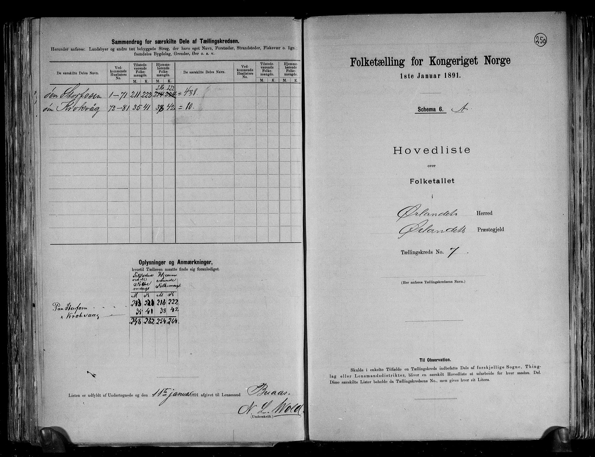 RA, 1891 census for 1621 Ørland, 1891, p. 16