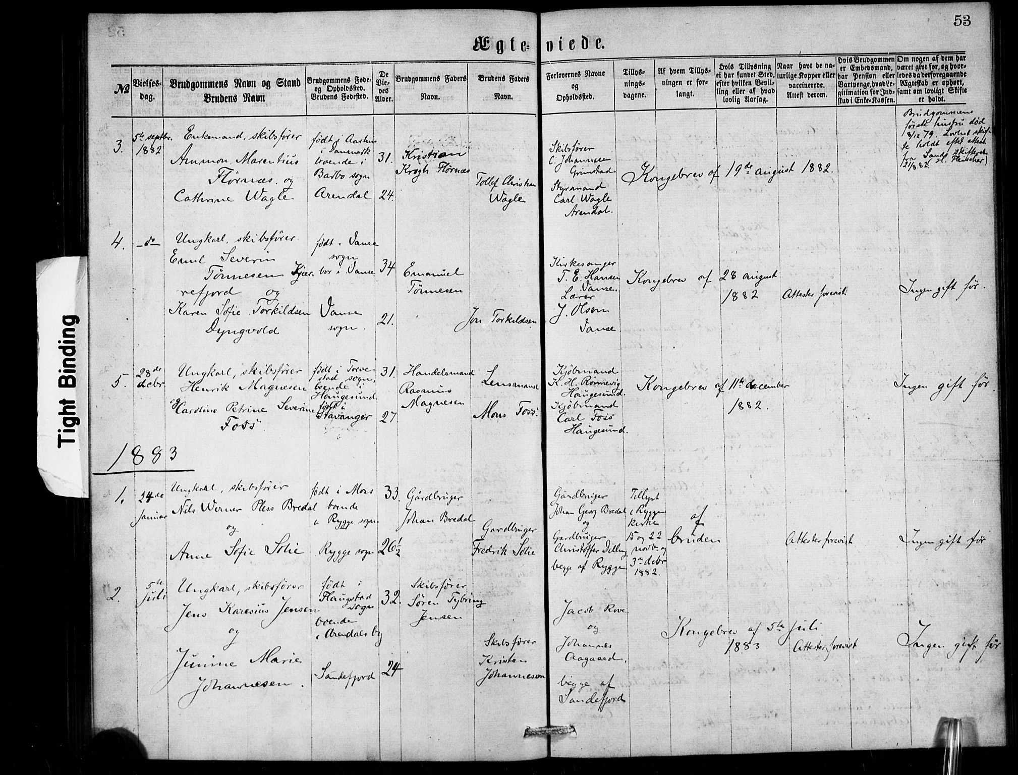  Den norske sjømannsmisjon i utlandet/London m/bistasjoner, SAB/SAB/PA-0103/H/Ha/L0001: Parish register (official) no. A 1, 1868-1887, p. 53