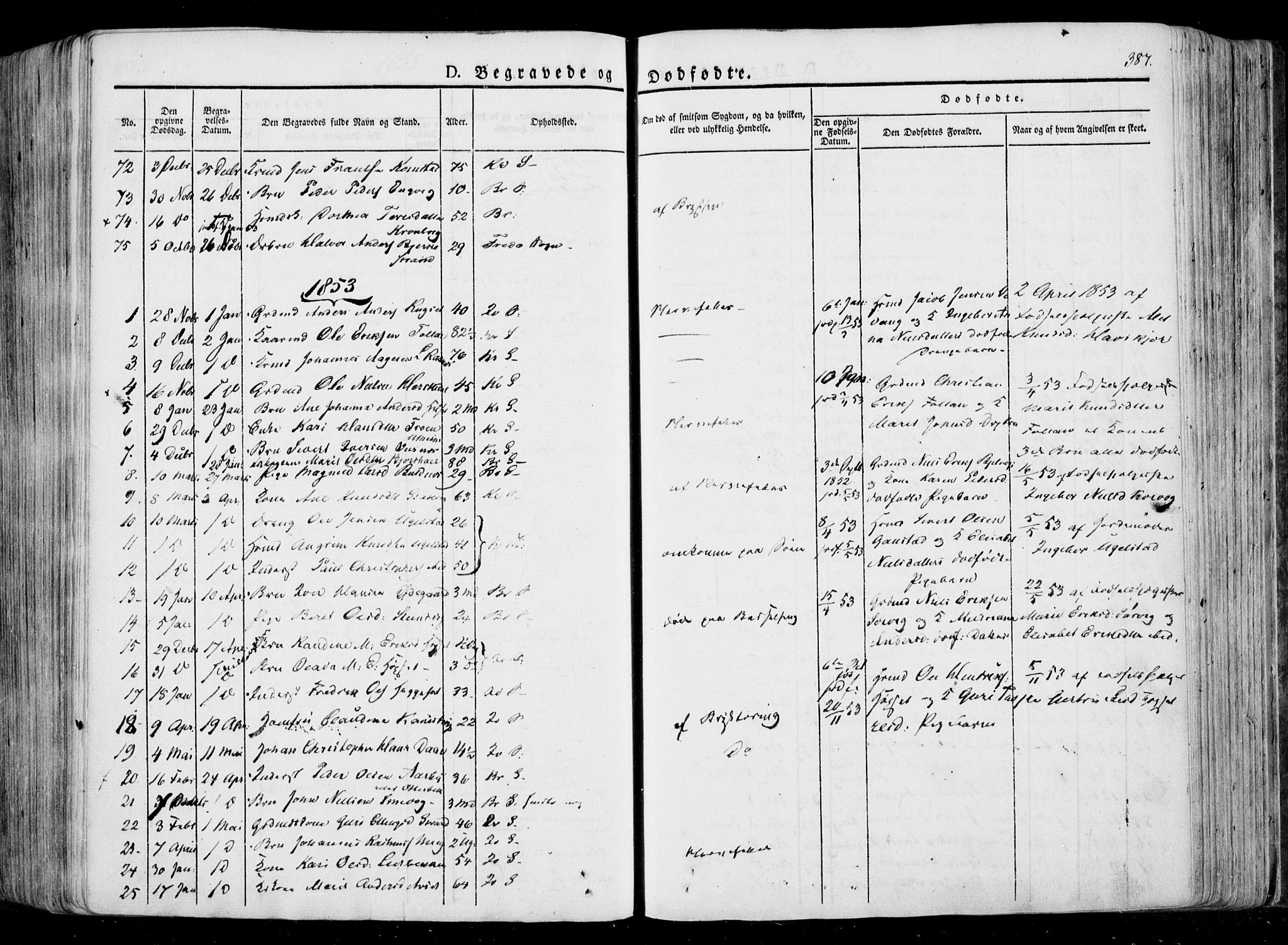 Ministerialprotokoller, klokkerbøker og fødselsregistre - Møre og Romsdal, SAT/A-1454/568/L0803: Parish register (official) no. 568A10, 1830-1853, p. 387