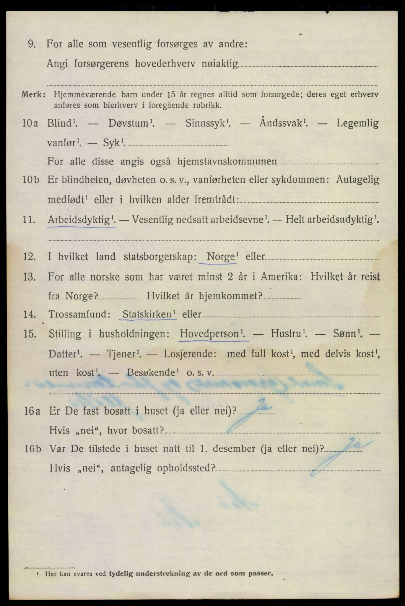 SAKO, 1920 census for Holla, 1920, p. 4068