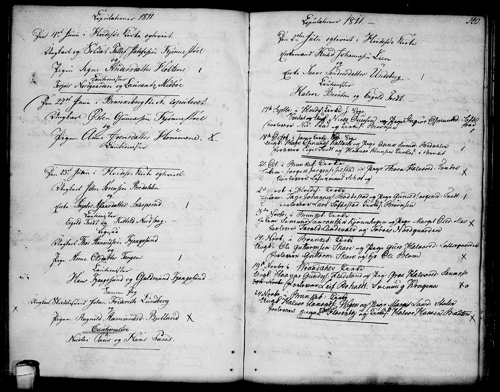 Kviteseid kirkebøker, SAKO/A-276/F/Fa/L0004: Parish register (official) no. I 4, 1800-1814, p. 140