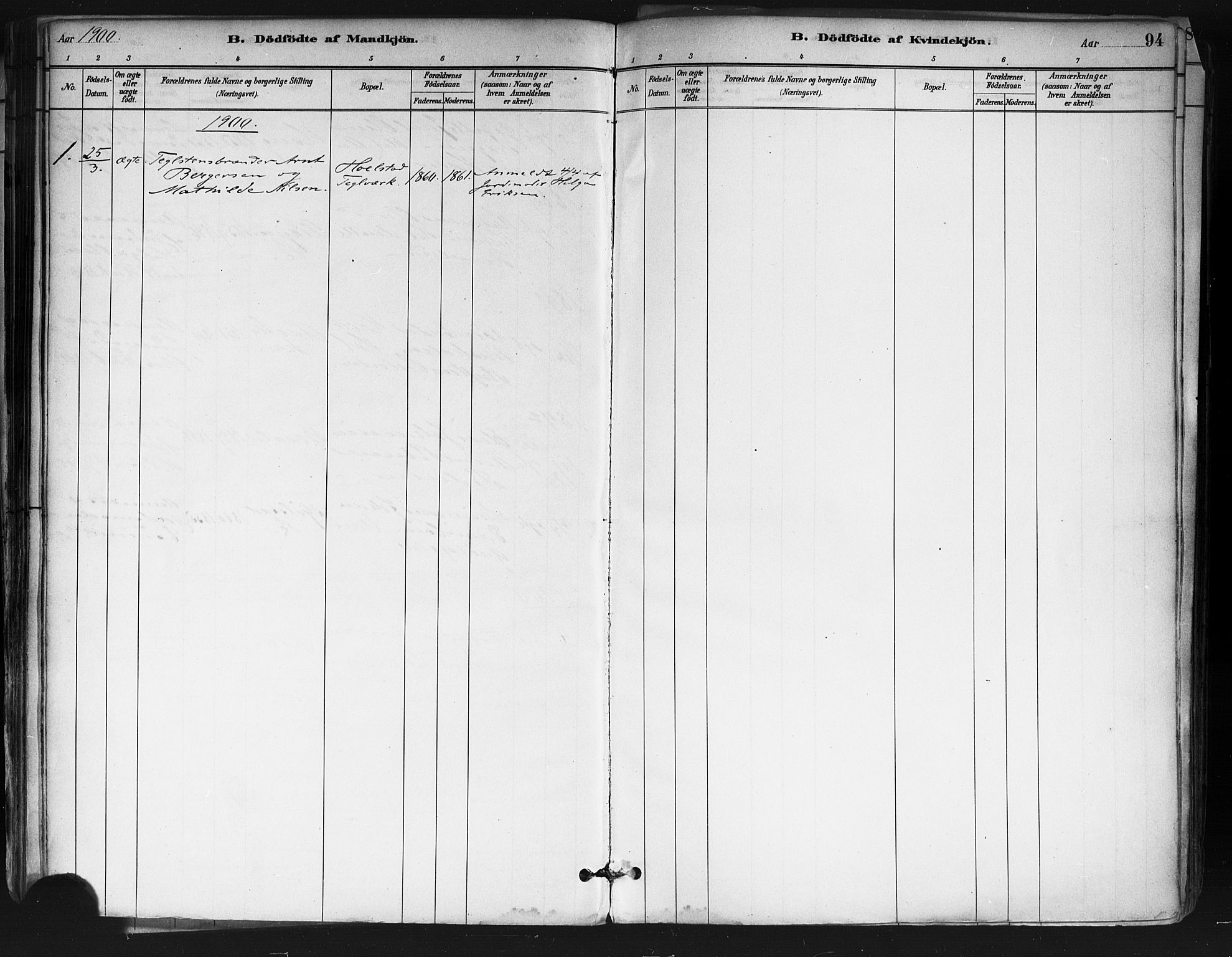 Ås prestekontor Kirkebøker, AV/SAO-A-10894/F/Fa/L0009: Parish register (official) no. I 9, 1881-1900, p. 94