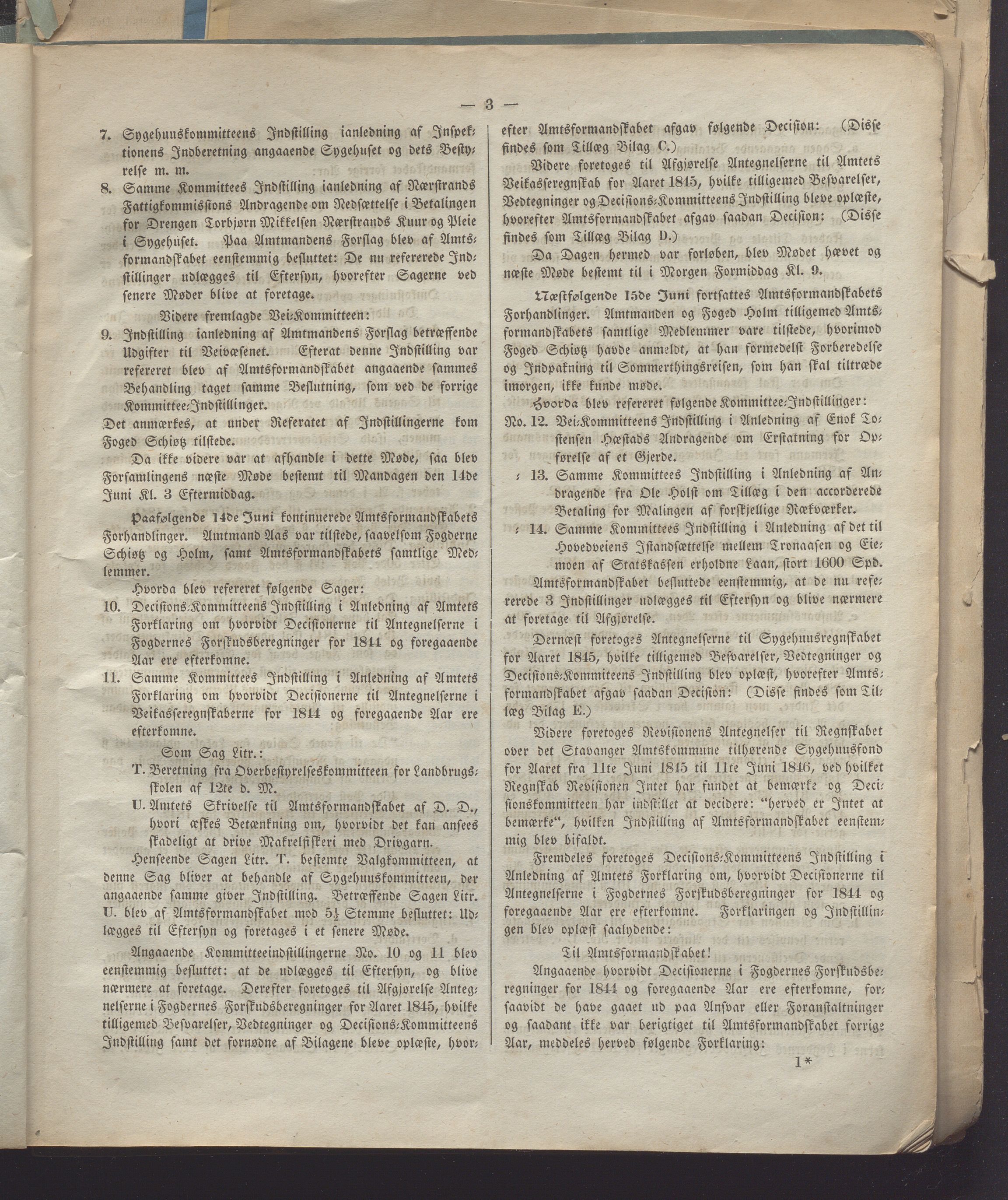 Rogaland fylkeskommune - Fylkesrådmannen , IKAR/A-900/A, 1838-1848, p. 279