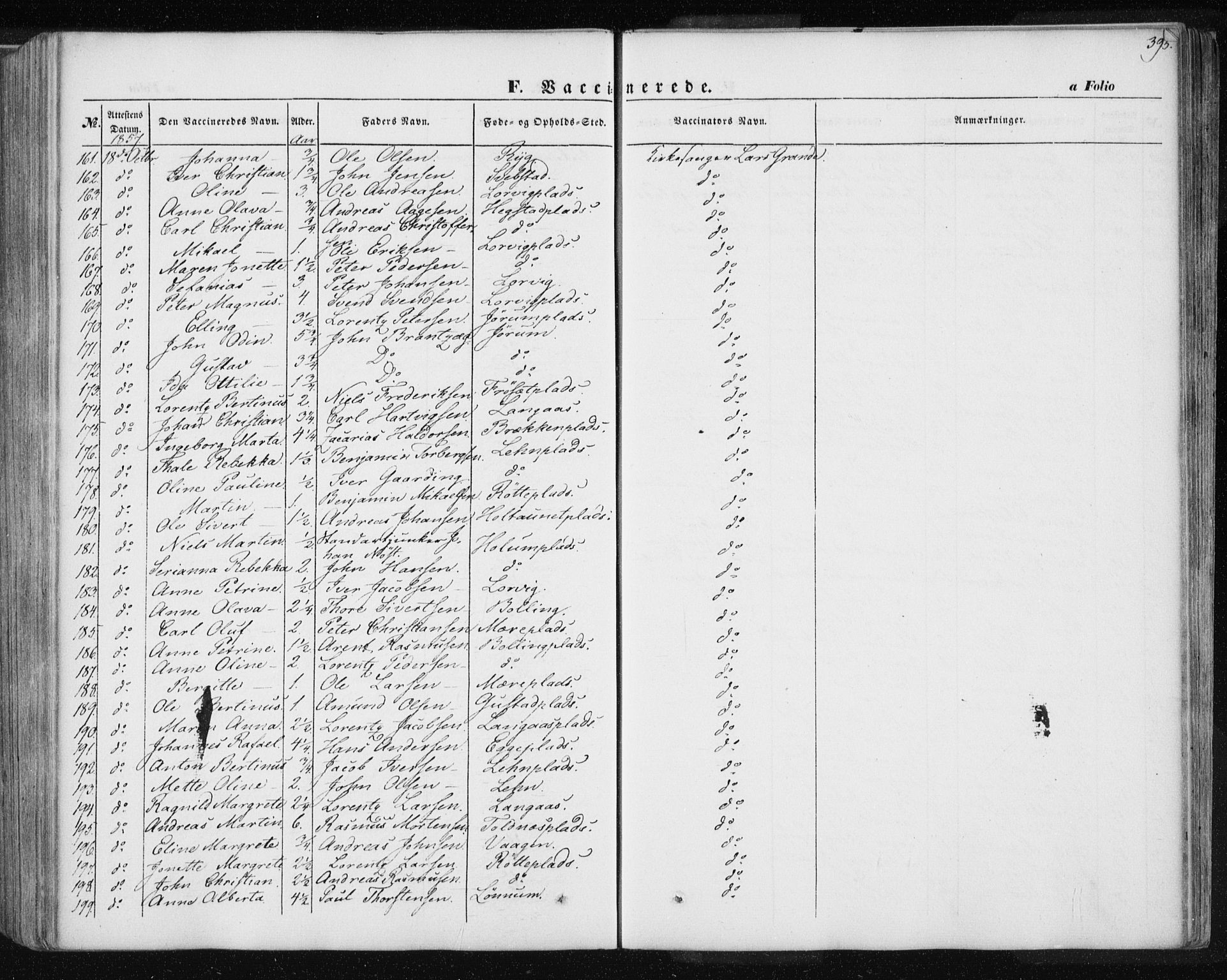 Ministerialprotokoller, klokkerbøker og fødselsregistre - Nord-Trøndelag, SAT/A-1458/735/L0342: Parish register (official) no. 735A07 /1, 1849-1862, p. 395