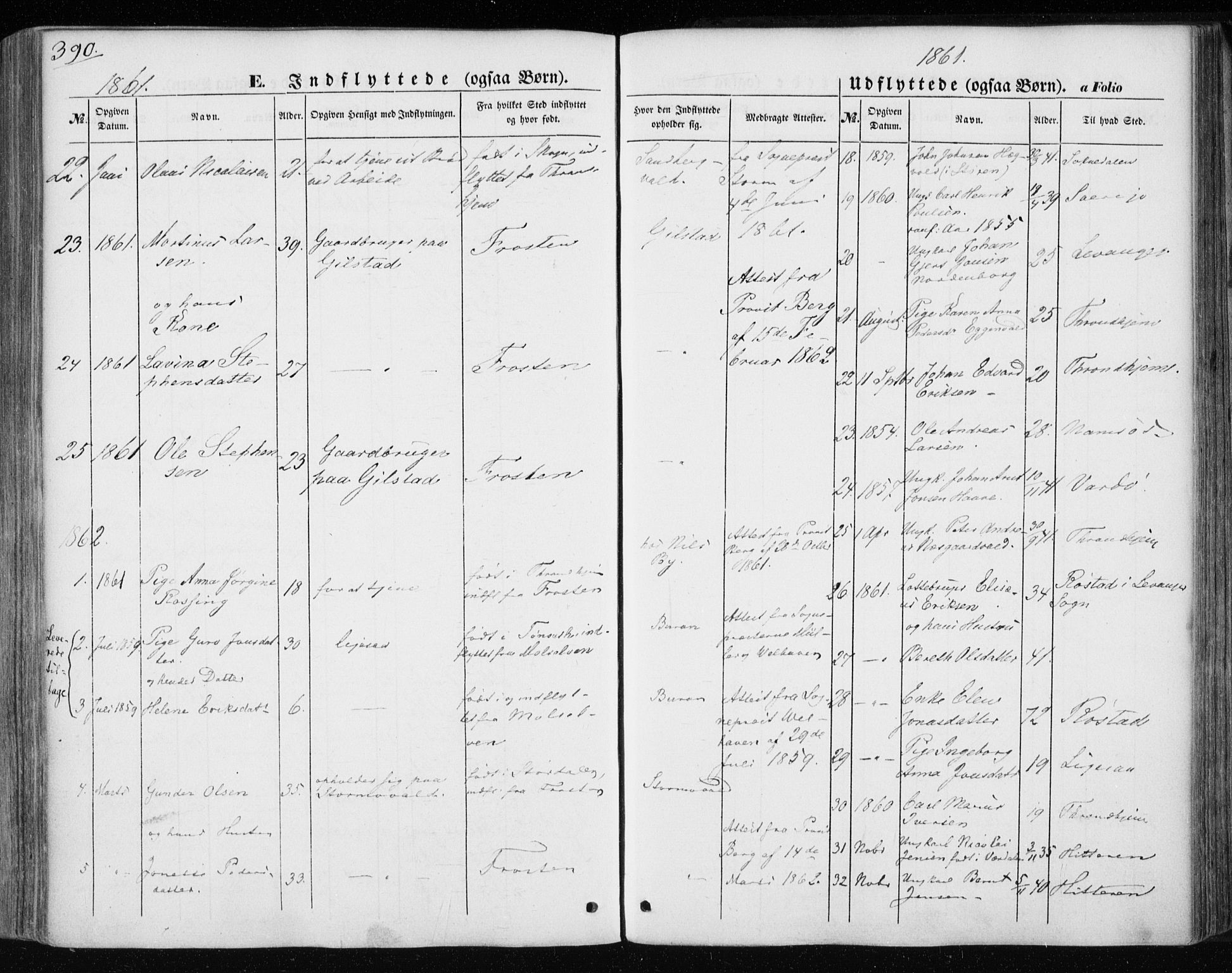 Ministerialprotokoller, klokkerbøker og fødselsregistre - Nord-Trøndelag, SAT/A-1458/717/L0154: Parish register (official) no. 717A07 /1, 1850-1862, p. 390