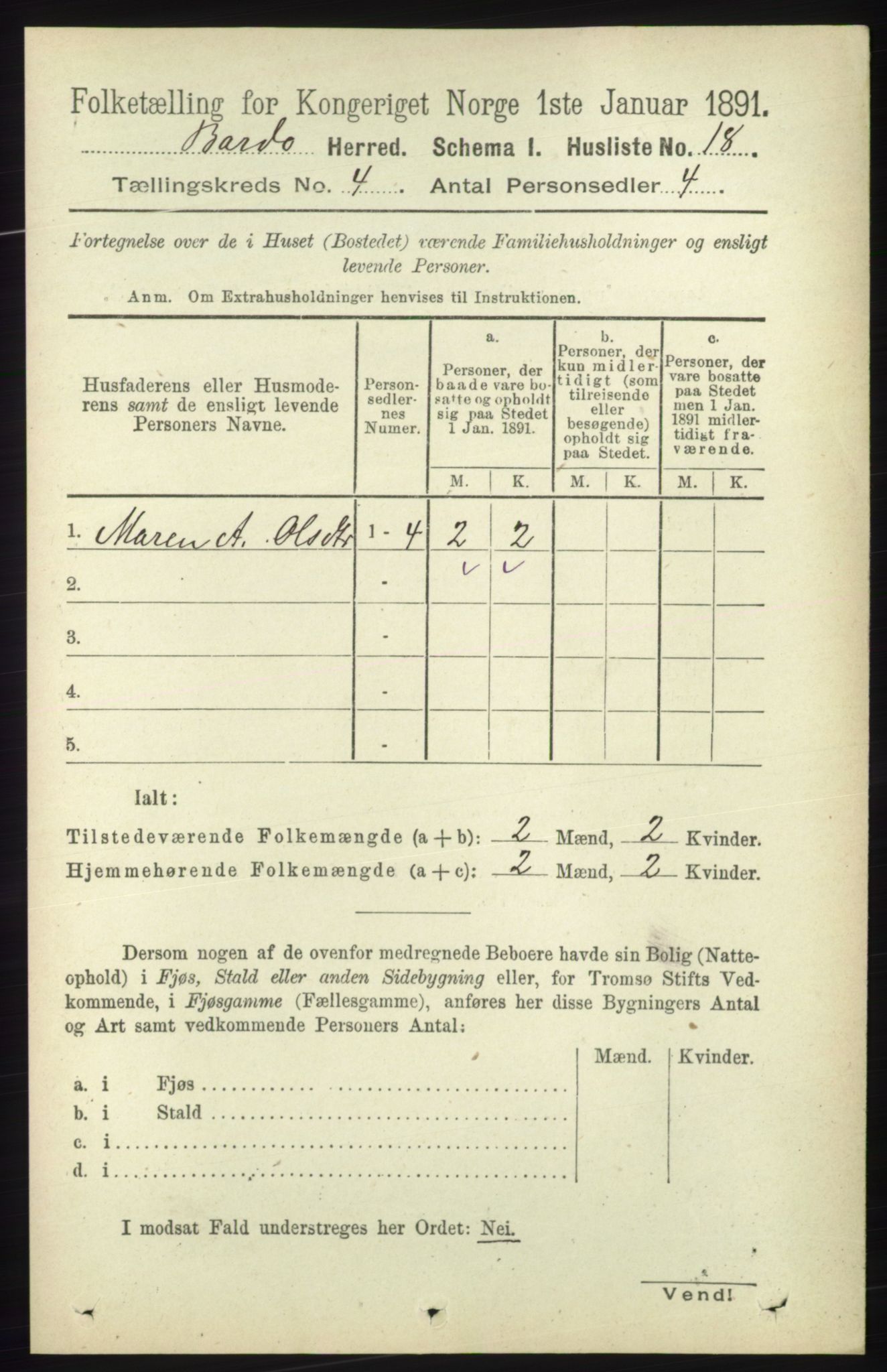RA, 1891 census for 1922 Bardu, 1891, p. 1293