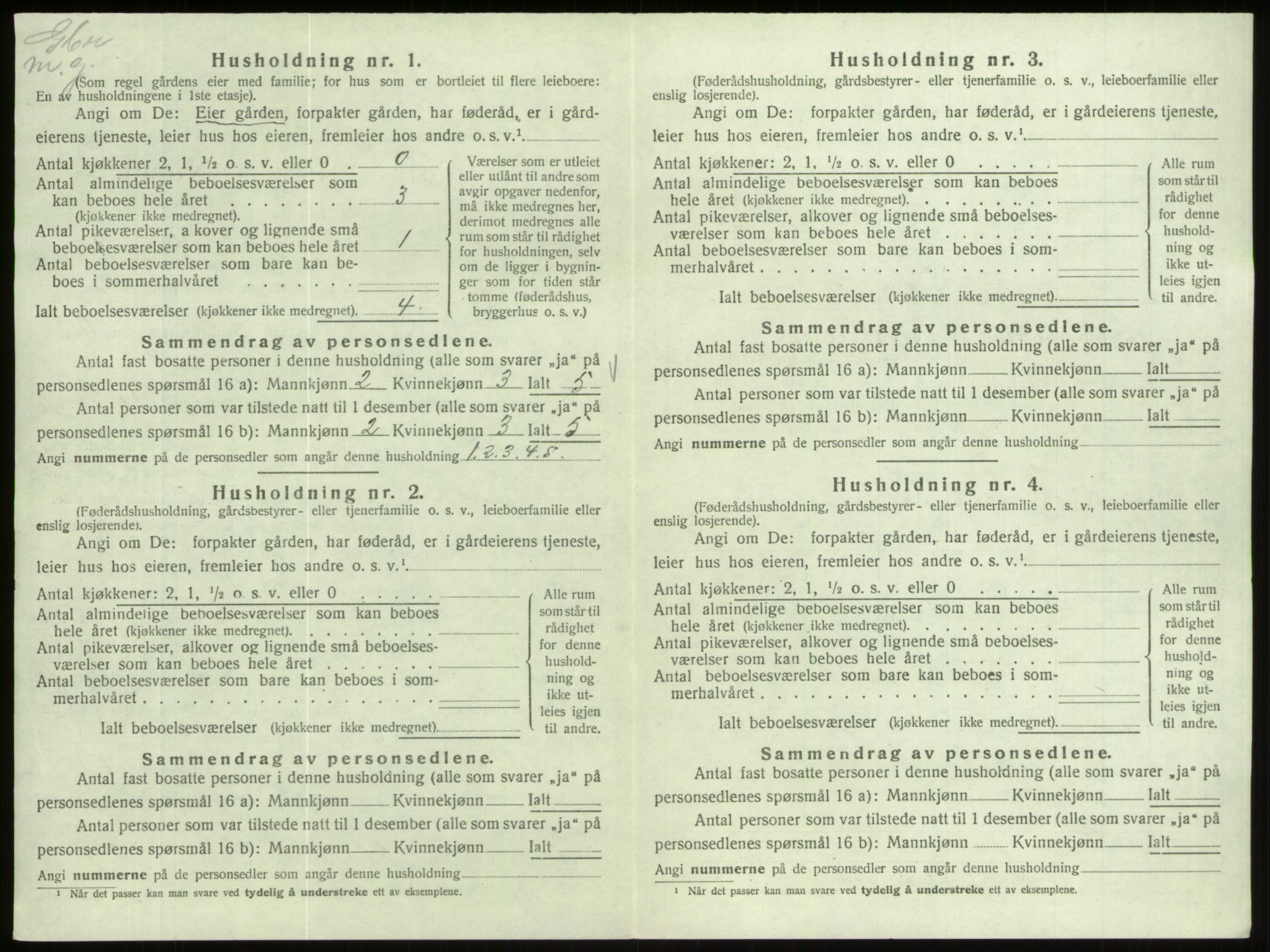 SAB, 1920 census for Eid, 1920, p. 996