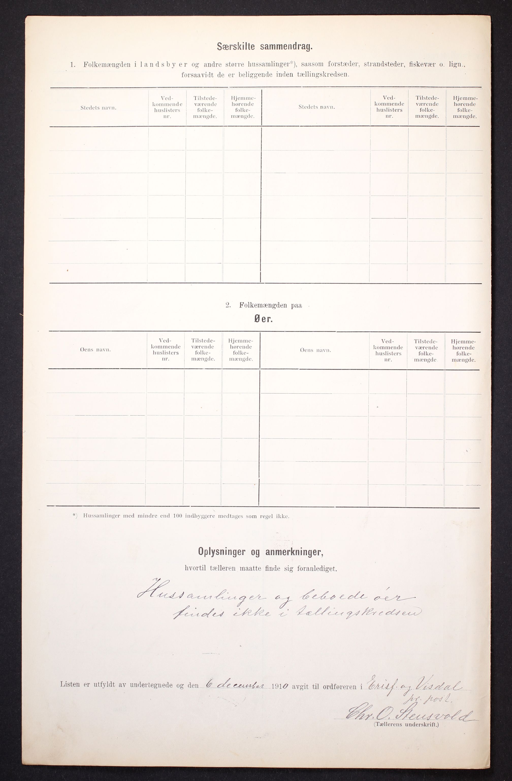 RA, 1910 census for Eresfjord og Vistdal, 1910, p. 9