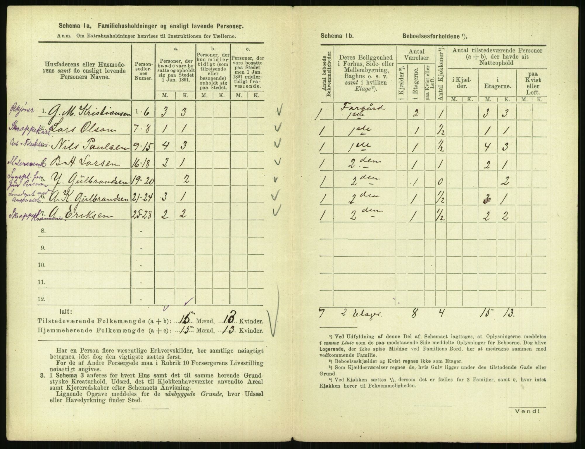 RA, 1891 census for 0301 Kristiania, 1891, p. 148435