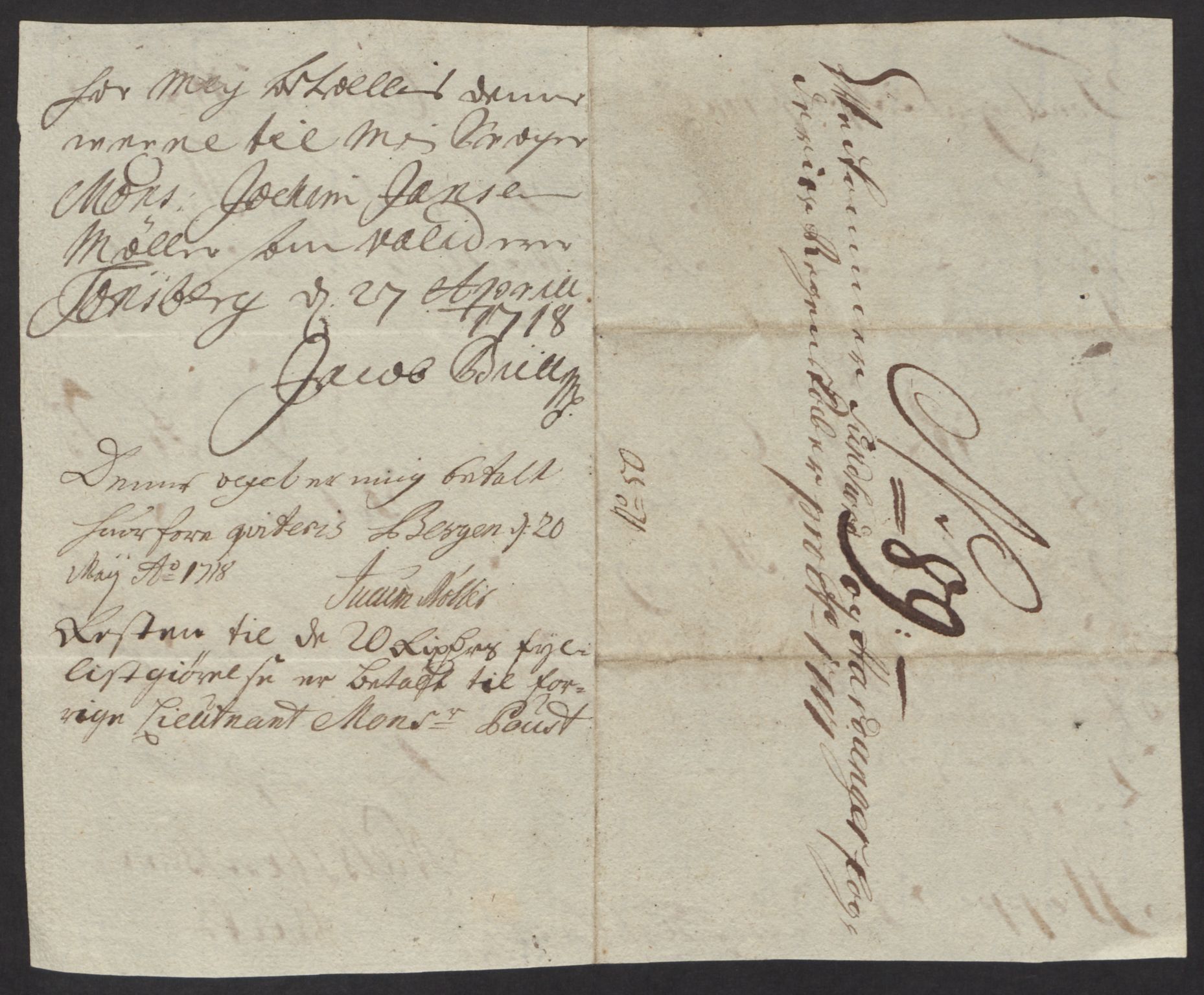 Rentekammeret inntil 1814, Reviderte regnskaper, Fogderegnskap, AV/RA-EA-4092/R48/L2994: Fogderegnskap Sunnhordland og Hardanger, 1717, p. 389