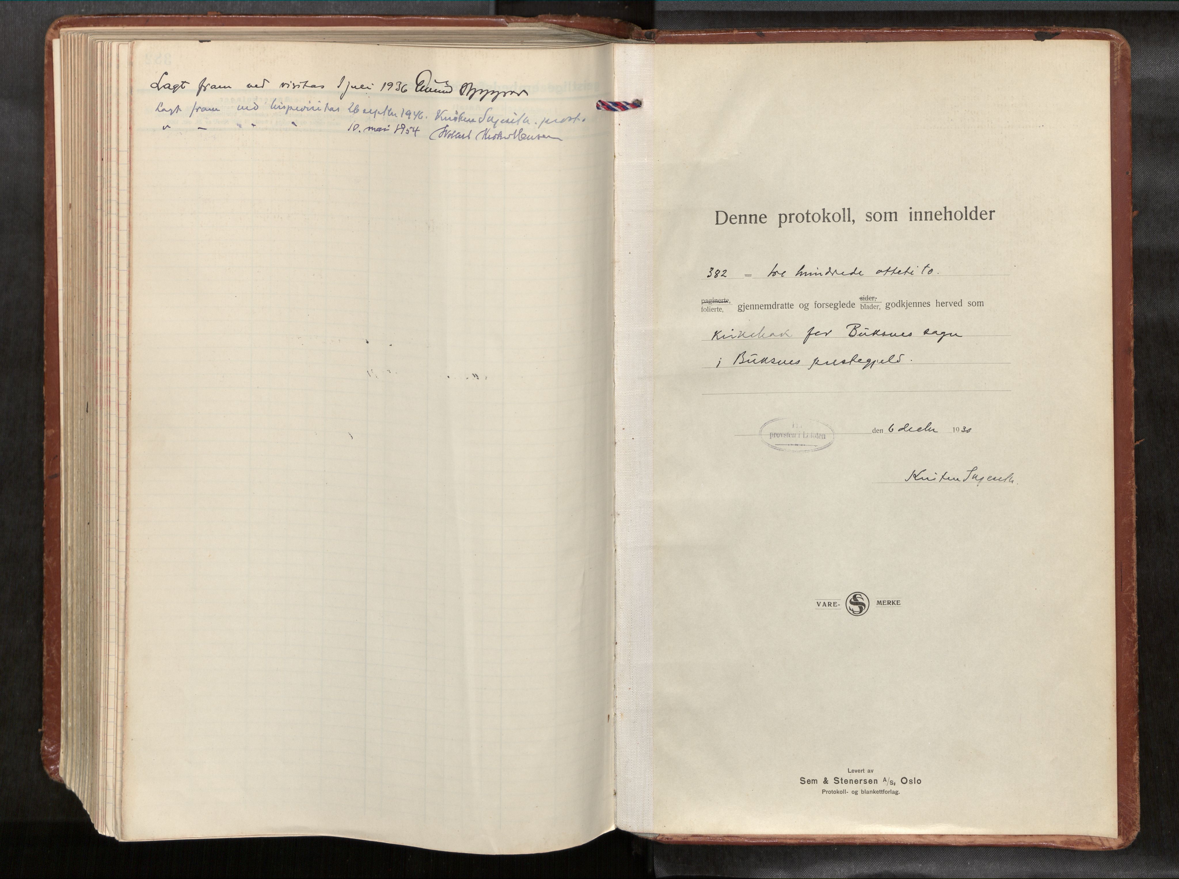 Ministerialprotokoller, klokkerbøker og fødselsregistre - Nordland, AV/SAT-A-1459/881/L1161: Parish register (official) no. 881A14, 1932-1955