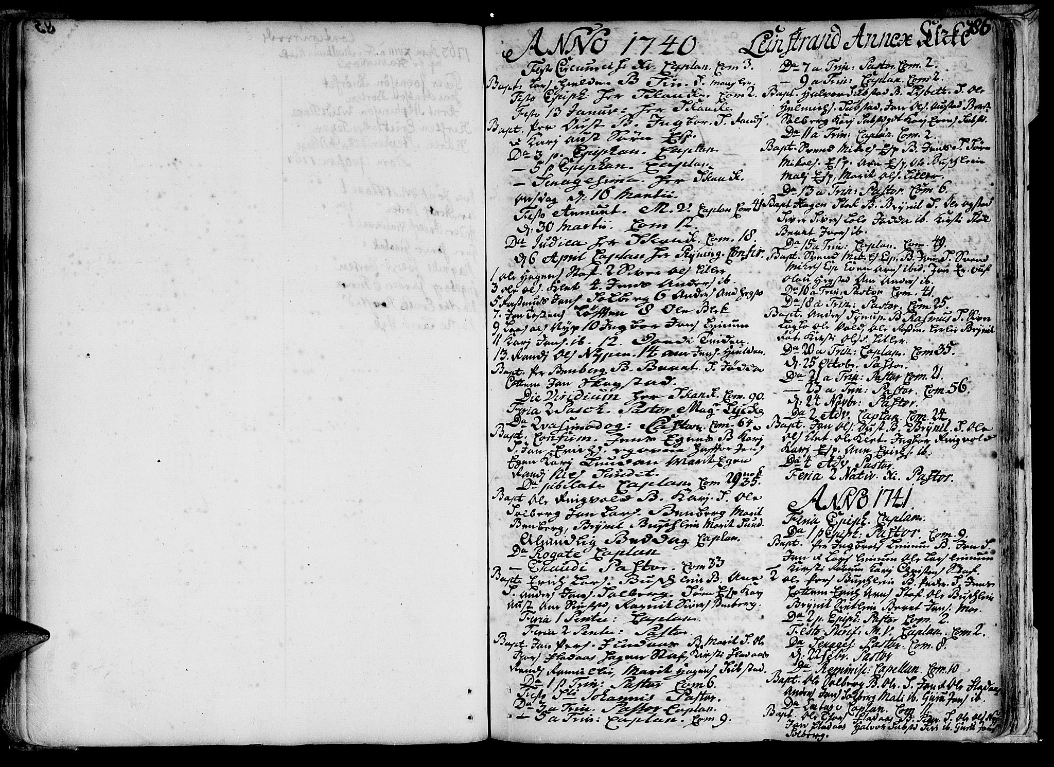 Ministerialprotokoller, klokkerbøker og fødselsregistre - Sør-Trøndelag, SAT/A-1456/691/L1059: Parish register (official) no. 691A01 /3, 1740-1767, p. 86
