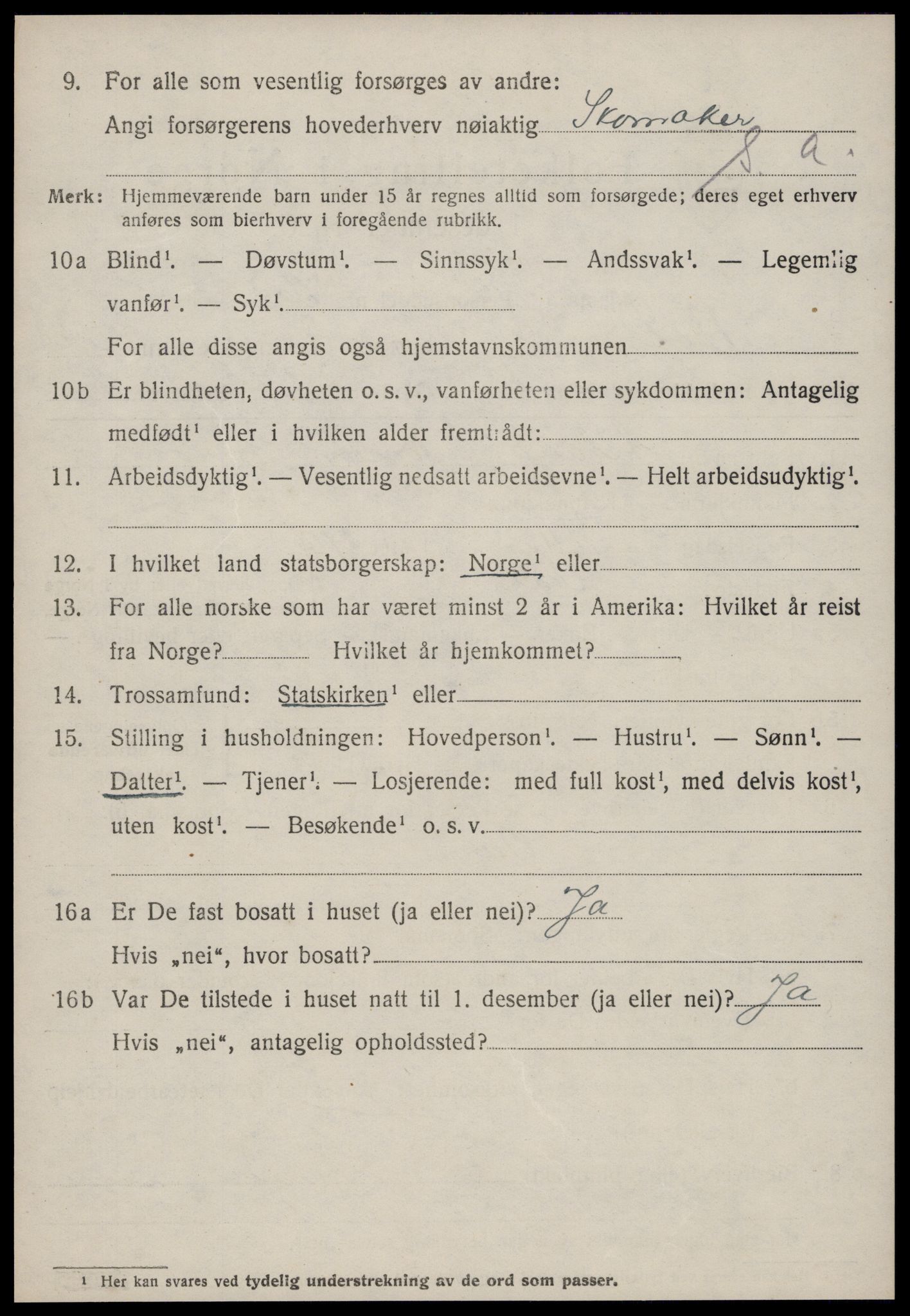 SAT, 1920 census for Voll, 1920, p. 946