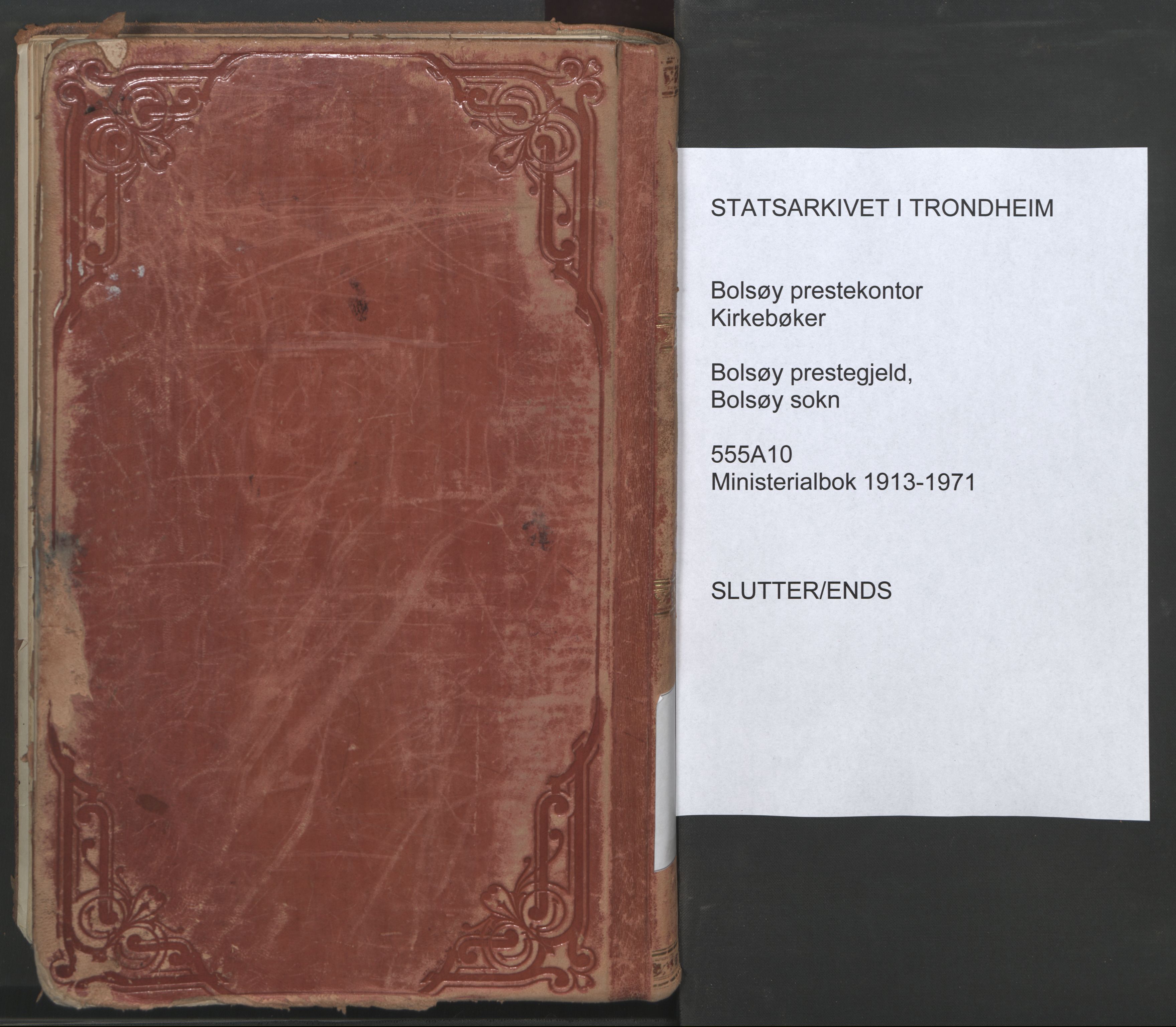 Ministerialprotokoller, klokkerbøker og fødselsregistre - Møre og Romsdal, AV/SAT-A-1454/555/L0659: Parish register (official) no. 555A10, 1917-1971