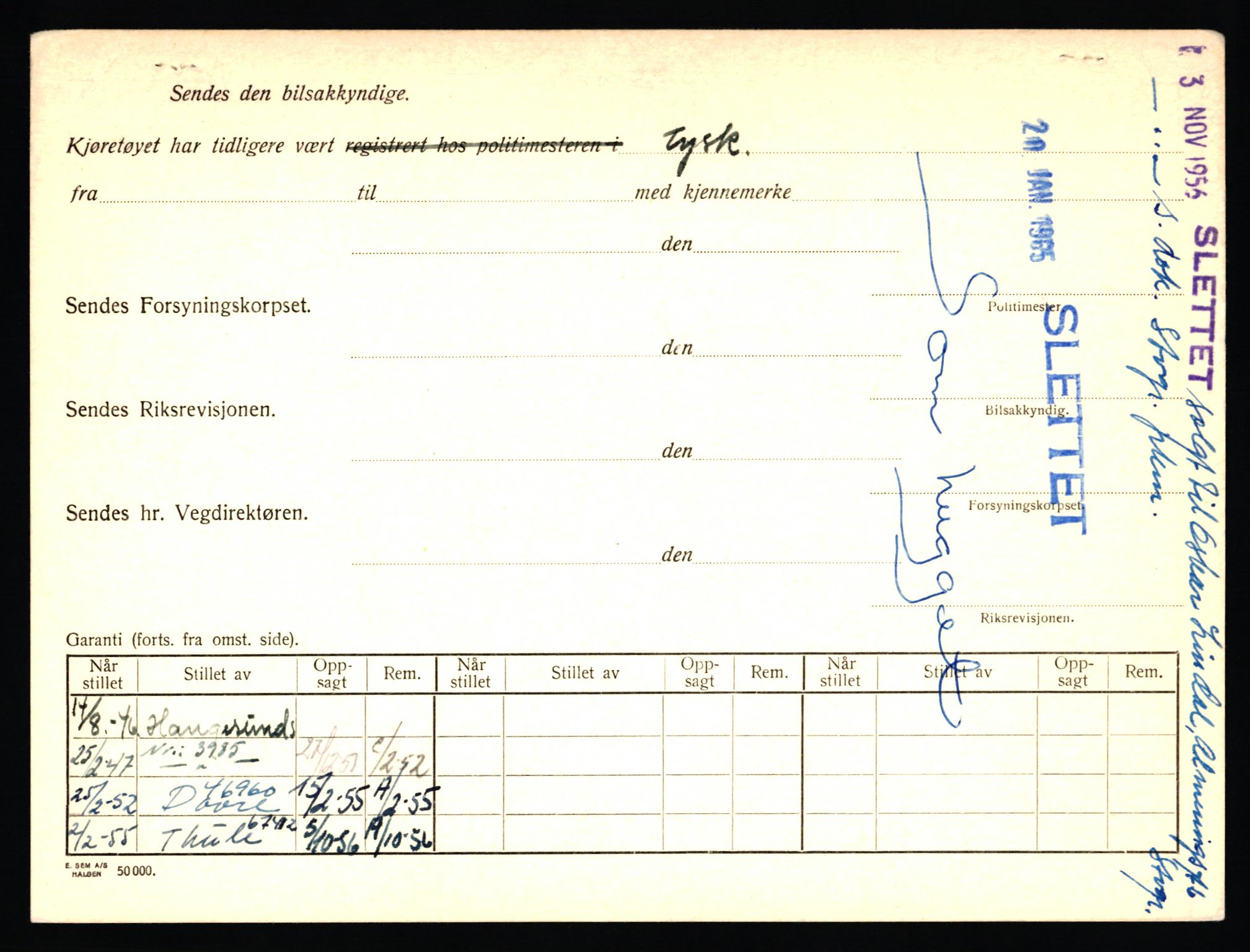 Stavanger trafikkstasjon, AV/SAST-A-101942/0/F/L0020: L-11000 - L-11499, 1930-1971, p. 108