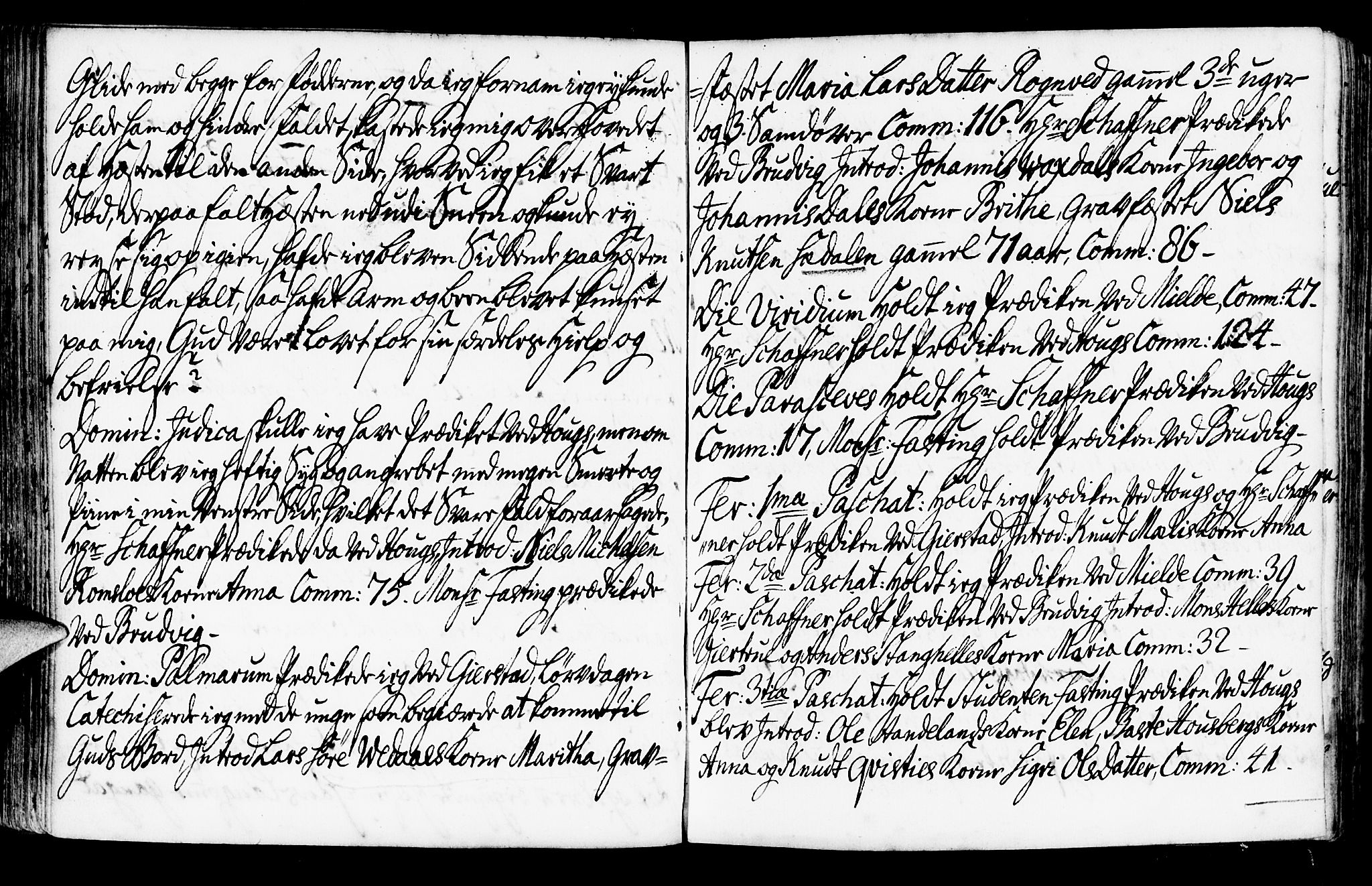 Haus sokneprestembete, AV/SAB-A-75601/H/Haa: Parish register (official) no. A 7, 1748-1766, p. 79