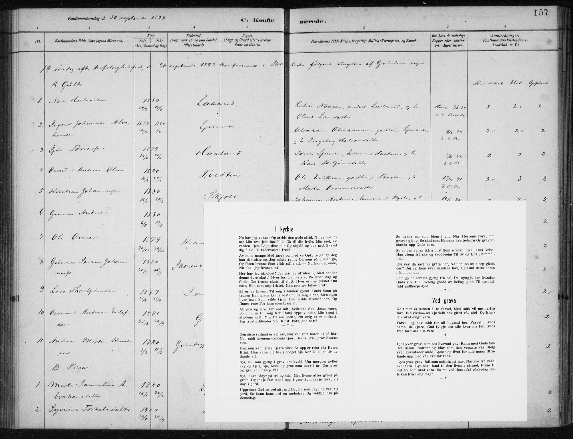 Etne sokneprestembete, SAB/A-75001/H/Haa: Parish register (official) no. D  1, 1879-1919