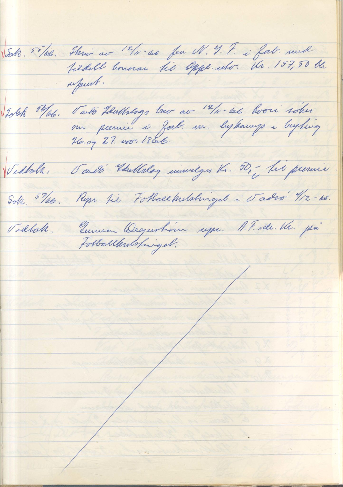 Aust-Finnmark Idrettskrets , FMFB/A-1041/A/L0007: Møteprotokoll for arbeidsutvalg, 1963-1971, p. 86