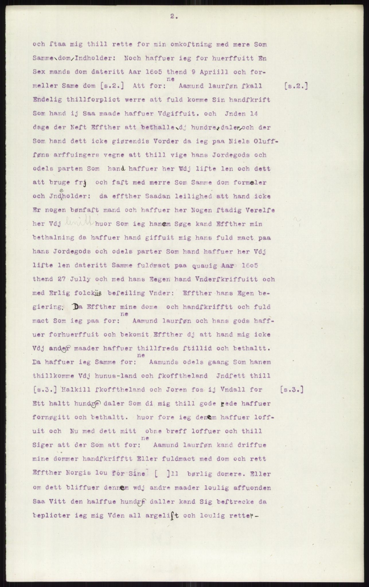 Samlinger til kildeutgivelse, Diplomavskriftsamlingen, AV/RA-EA-4053/H/Ha, p. 2982