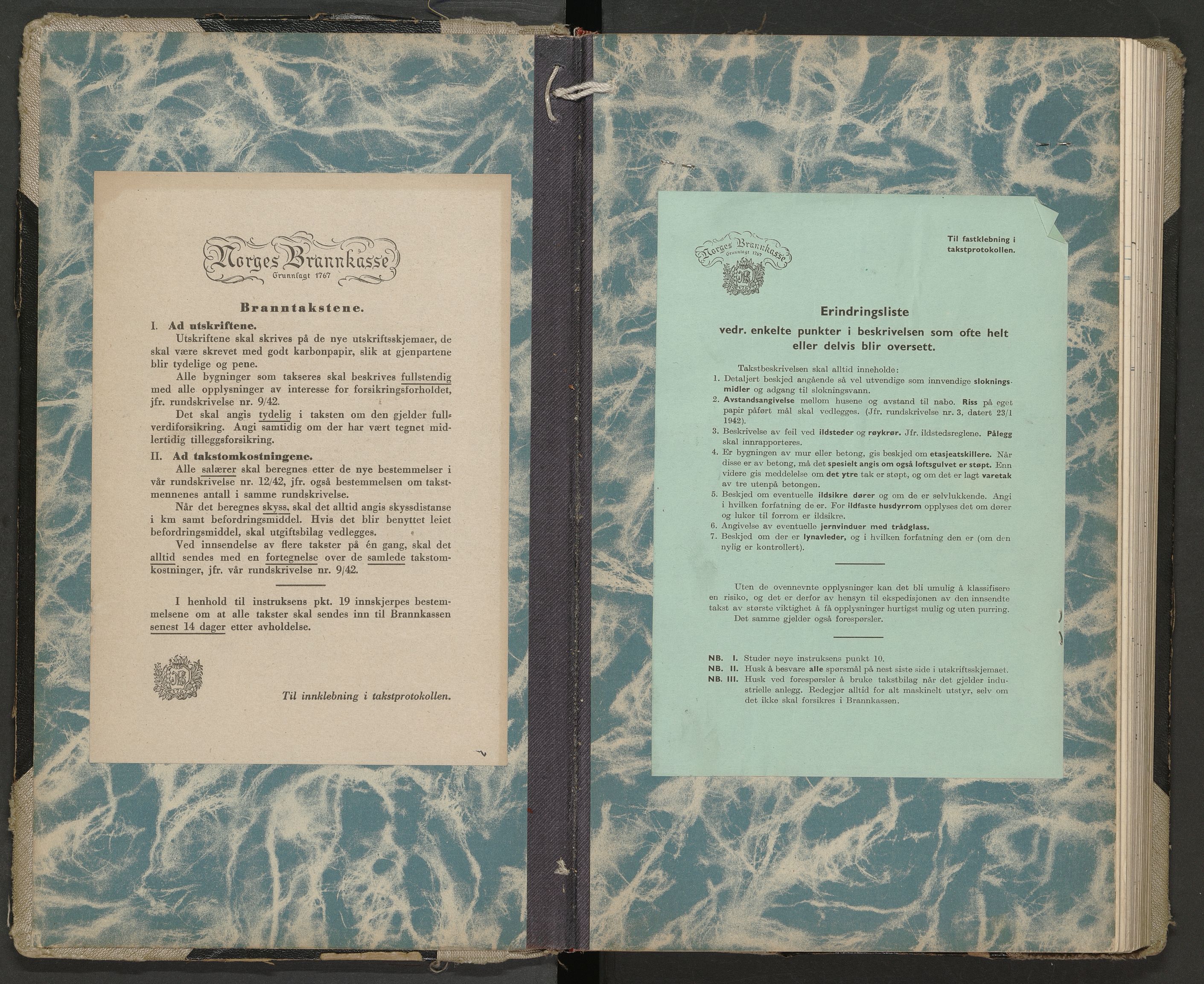 Sem lensmannskontor, SAKO/A-547/Y/Yb/Yba/L0015: Branntakstprotokoll, 1948
