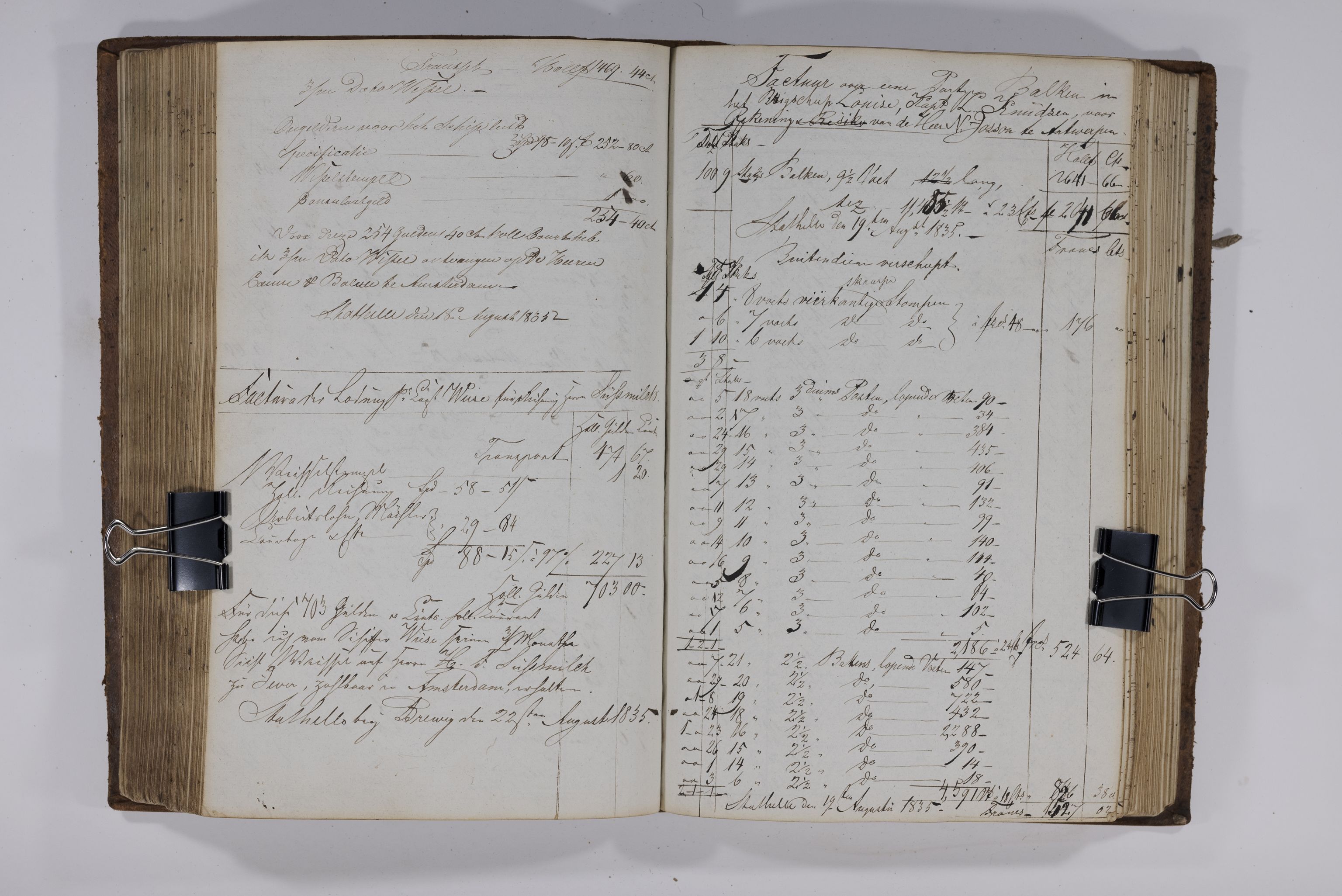 , Priscourant-tømmerpriser, 1834-38, 1834-1838, p. 200