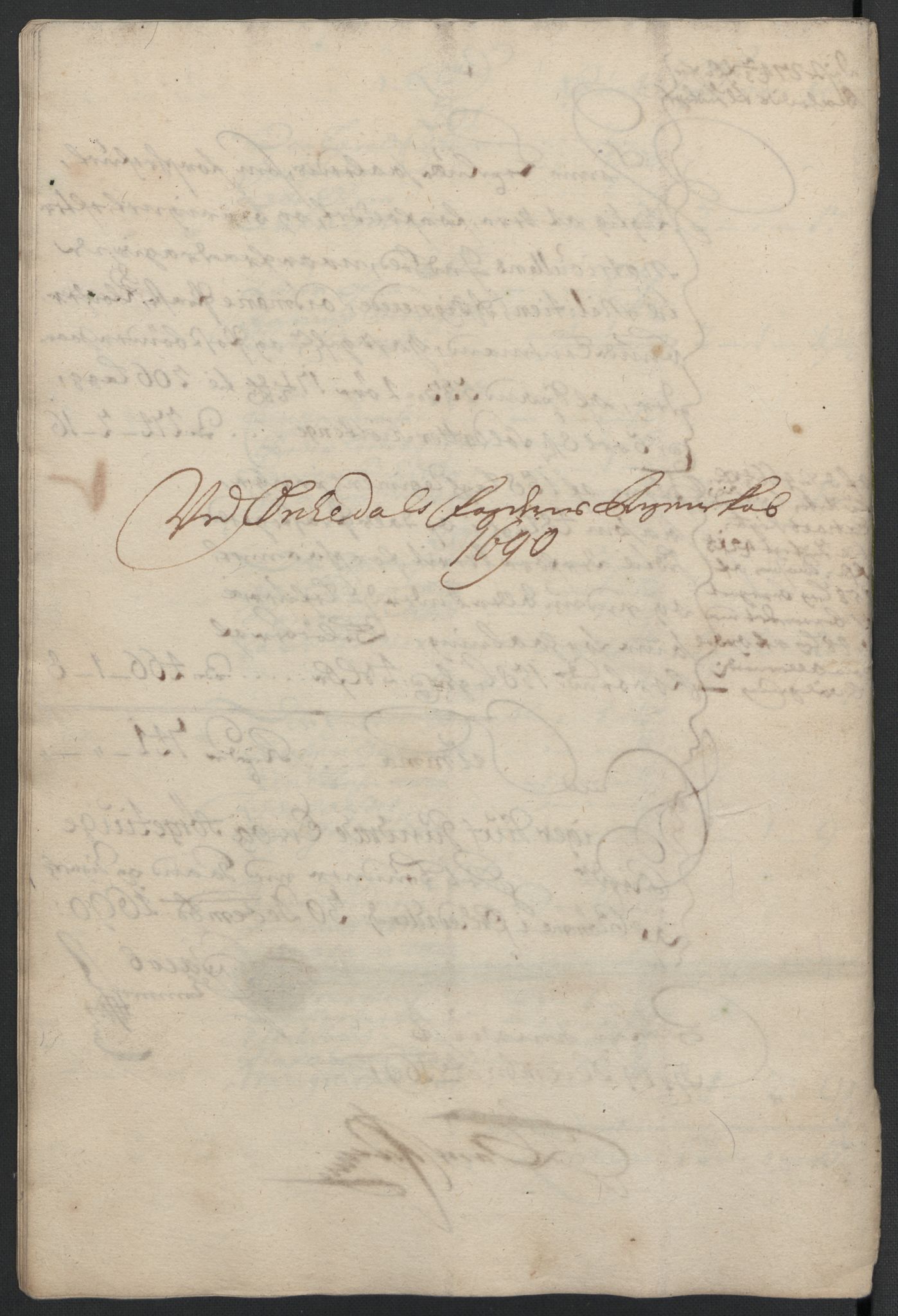 Rentekammeret inntil 1814, Reviderte regnskaper, Fogderegnskap, RA/EA-4092/R58/L3936: Fogderegnskap Orkdal, 1689-1690, p. 360
