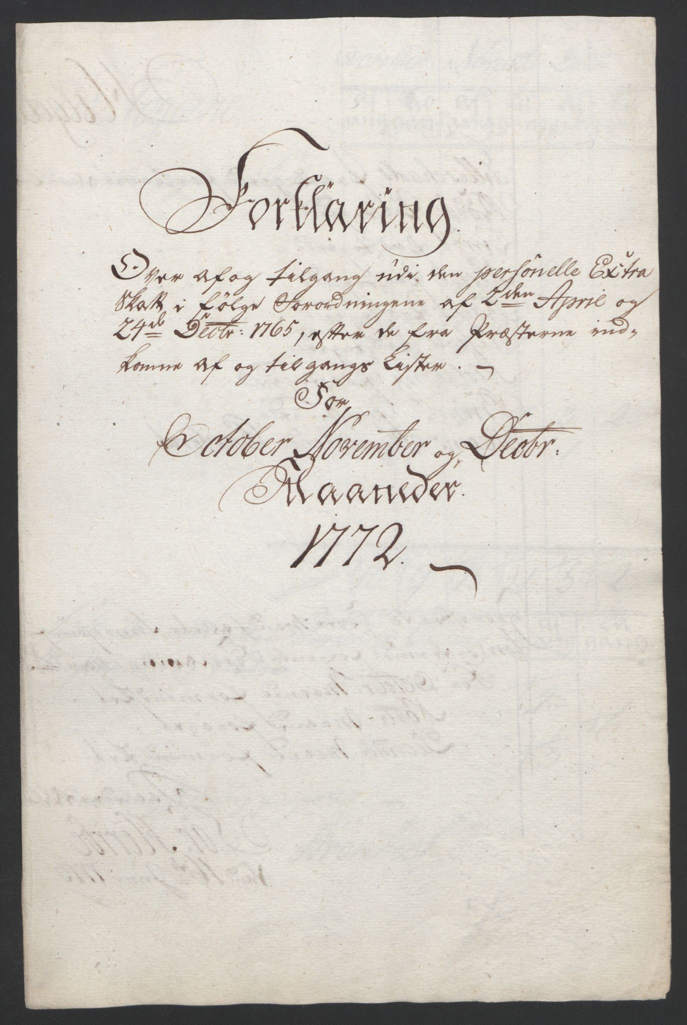 Rentekammeret inntil 1814, Reviderte regnskaper, Fogderegnskap, AV/RA-EA-4092/R65/L4573: Ekstraskatten Helgeland, 1762-1772, p. 433