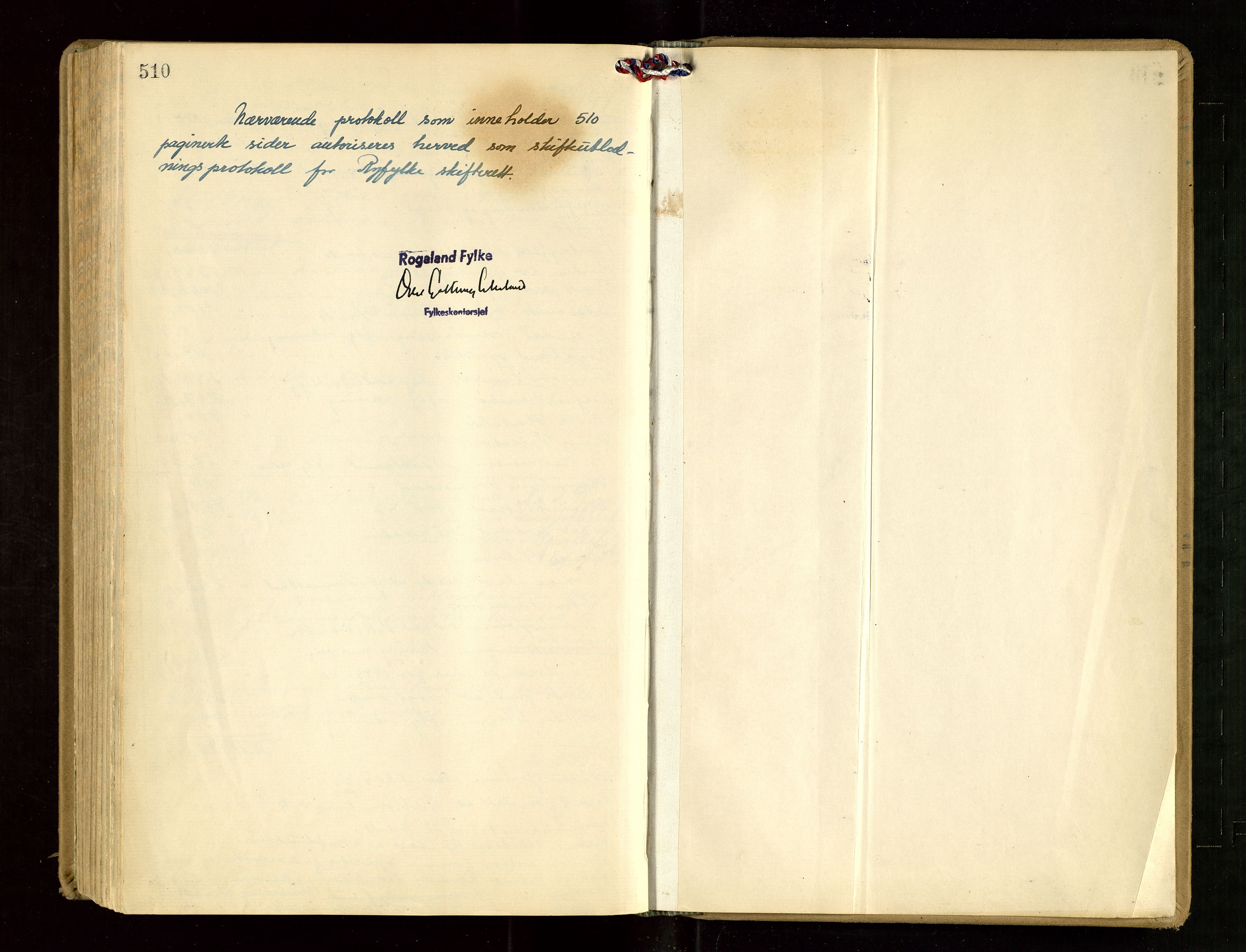 Ryfylke tingrett, SAST/A-100055/001/IV/IVG/L0010: Skifteutlodningsprotokoll Med register, 1942-1947, p. 510