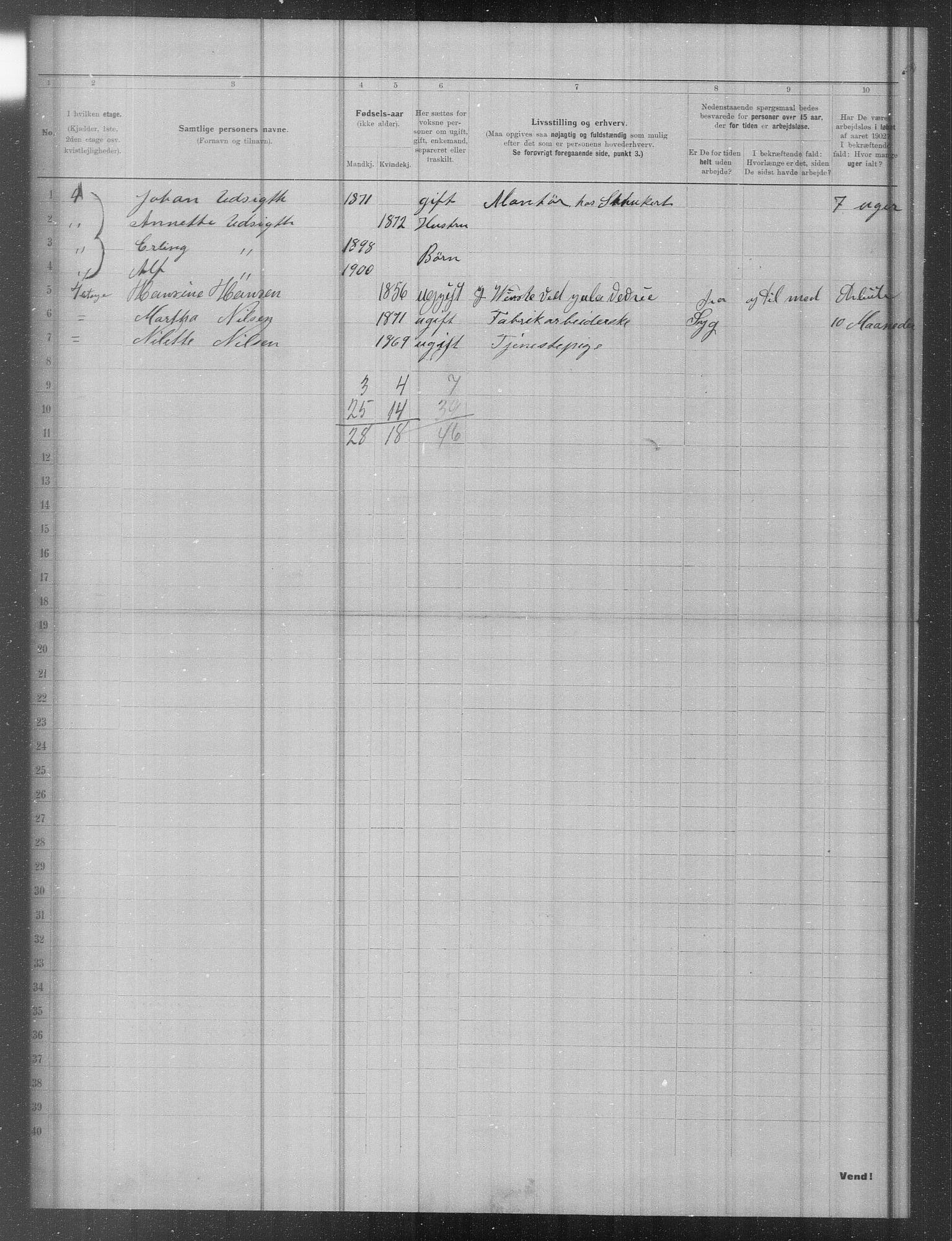 OBA, Municipal Census 1902 for Kristiania, 1902, p. 13483