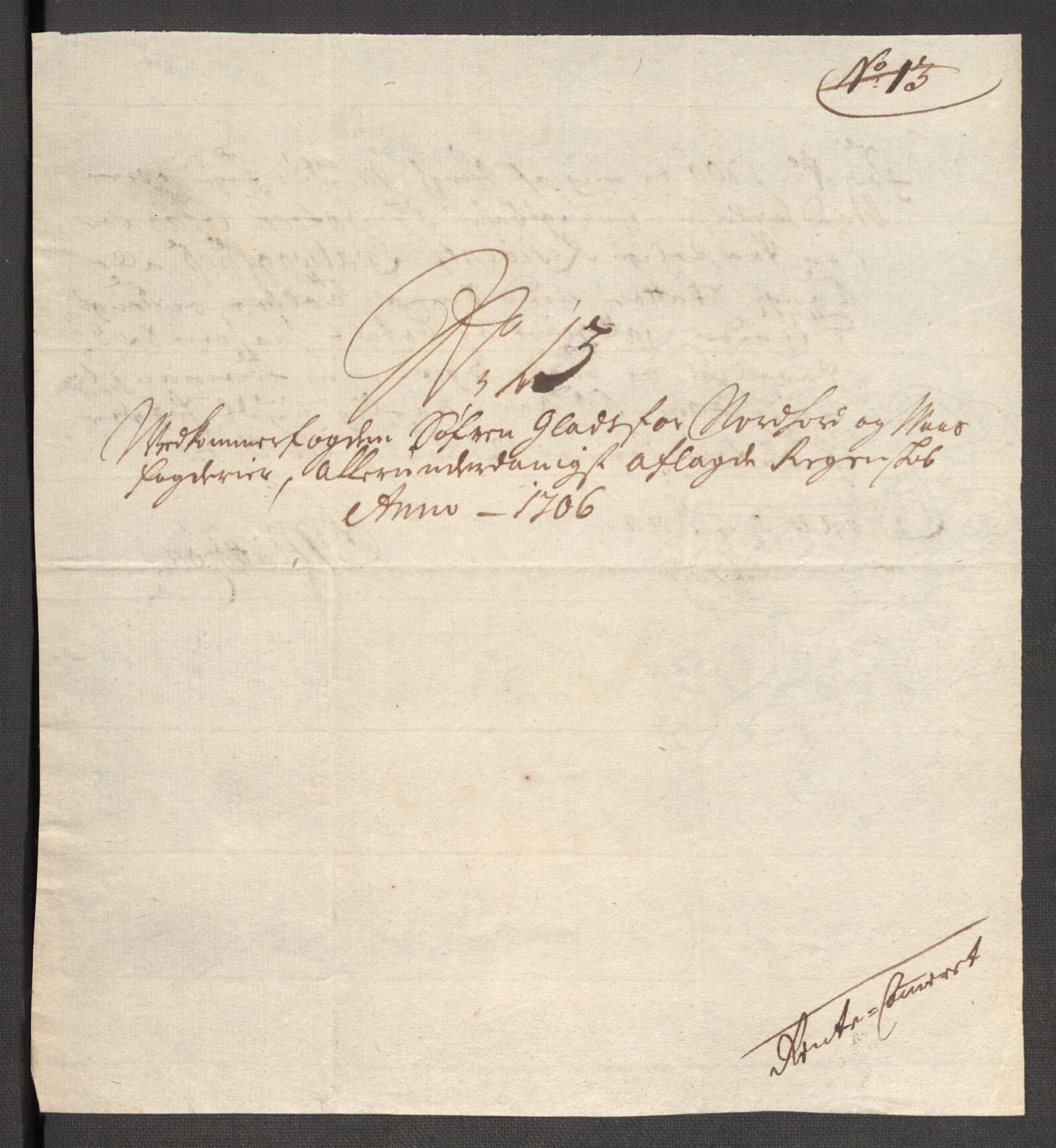 Rentekammeret inntil 1814, Reviderte regnskaper, Fogderegnskap, RA/EA-4092/R51/L3188: Fogderegnskap Nordhordland og Voss, 1706-1707, p. 46