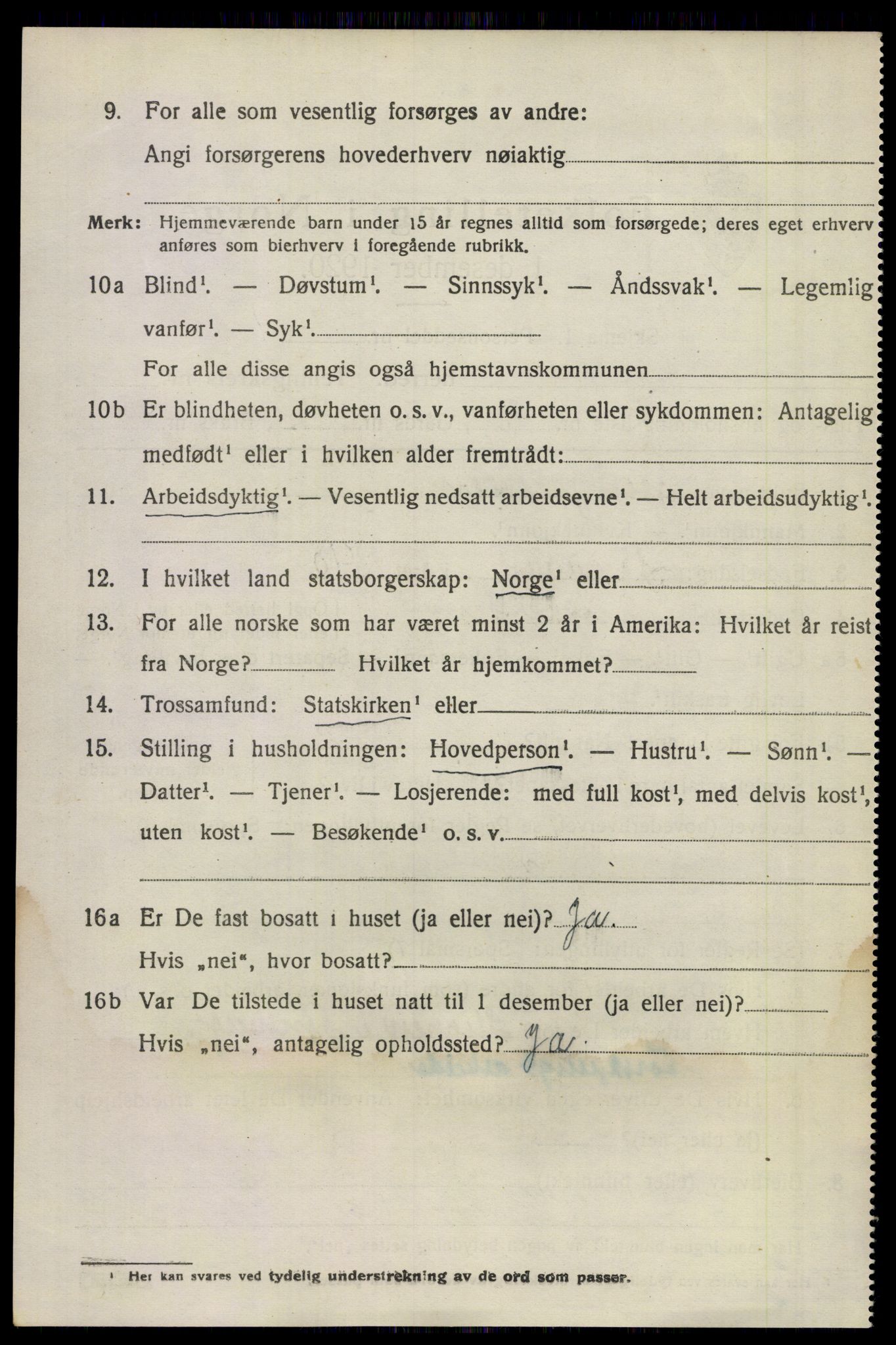 SAKO, 1920 census for Sem, 1920, p. 10390