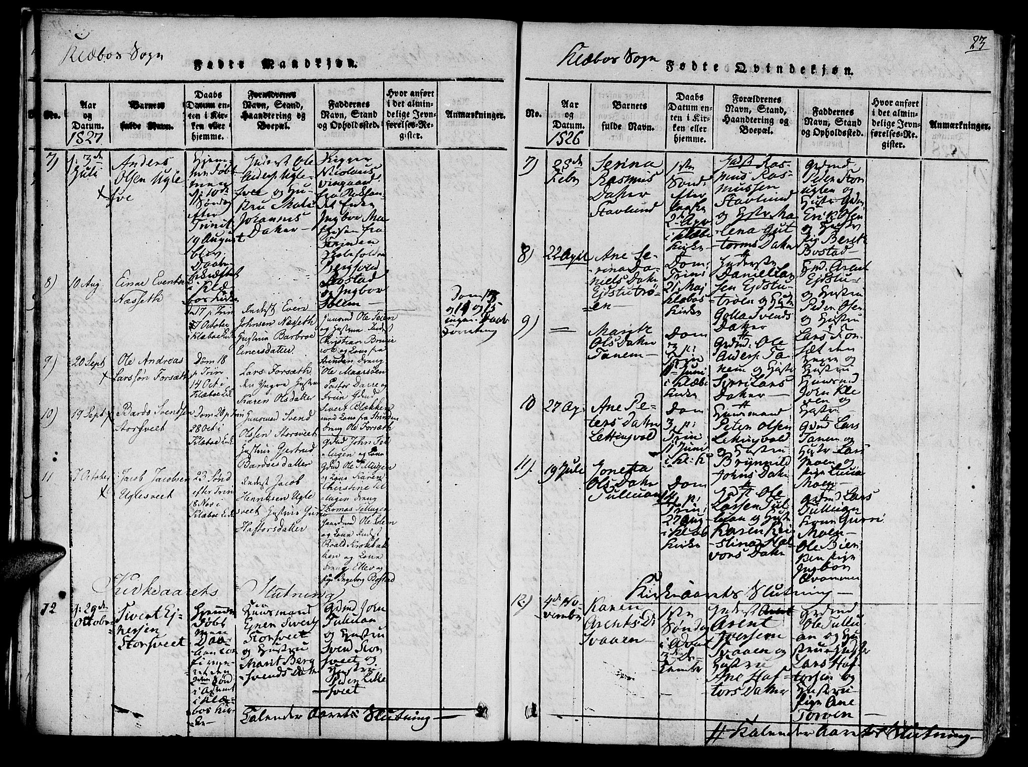 Ministerialprotokoller, klokkerbøker og fødselsregistre - Sør-Trøndelag, AV/SAT-A-1456/618/L0439: Parish register (official) no. 618A04 /1, 1816-1843, p. 23