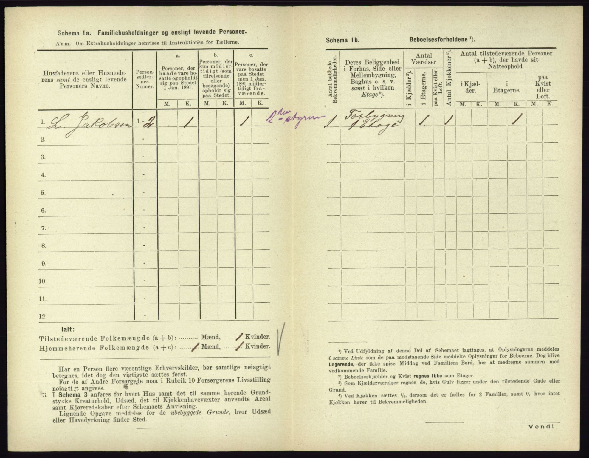 RA, 1891 census for 0705 Tønsberg, 1891, p. 309