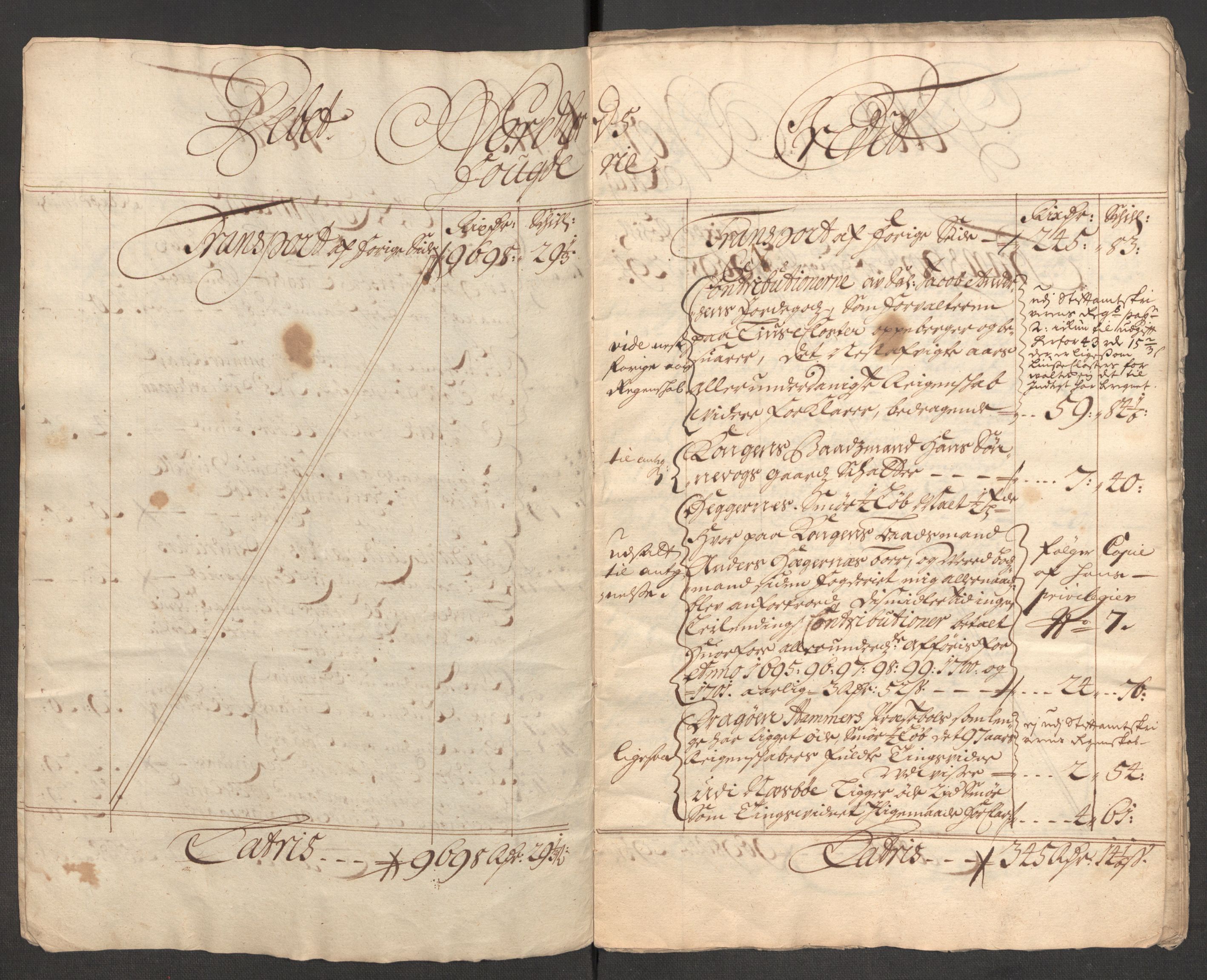 Rentekammeret inntil 1814, Reviderte regnskaper, Fogderegnskap, AV/RA-EA-4092/R51/L3185: Fogderegnskap Nordhordland og Voss, 1700-1701, p. 252