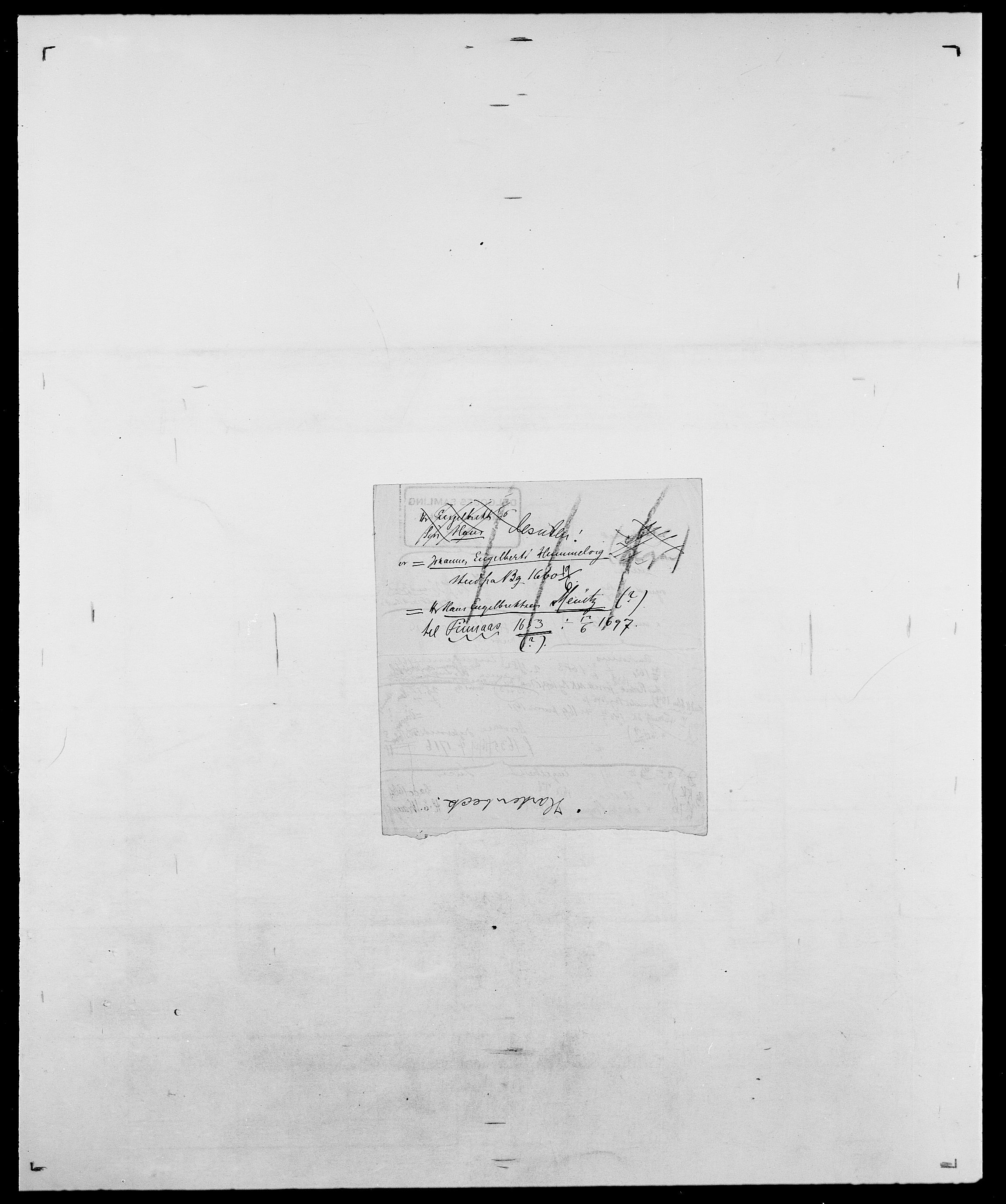 Delgobe, Charles Antoine - samling, AV/SAO-PAO-0038/D/Da/L0016: Hamborg - Hektoen, p. 411