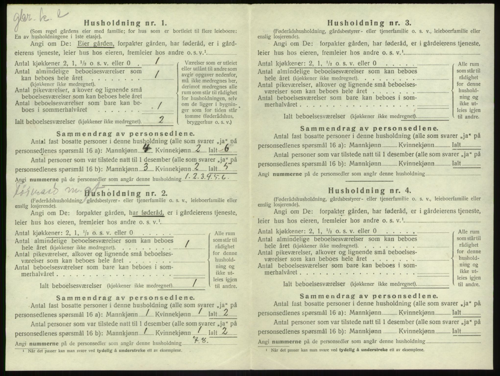 SAB, 1920 census for Jølster, 1920, p. 686