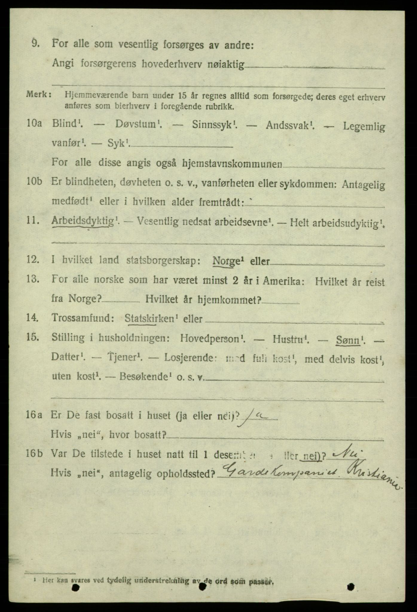 SAB, 1920 census for Kvinnherad, 1920, p. 6903