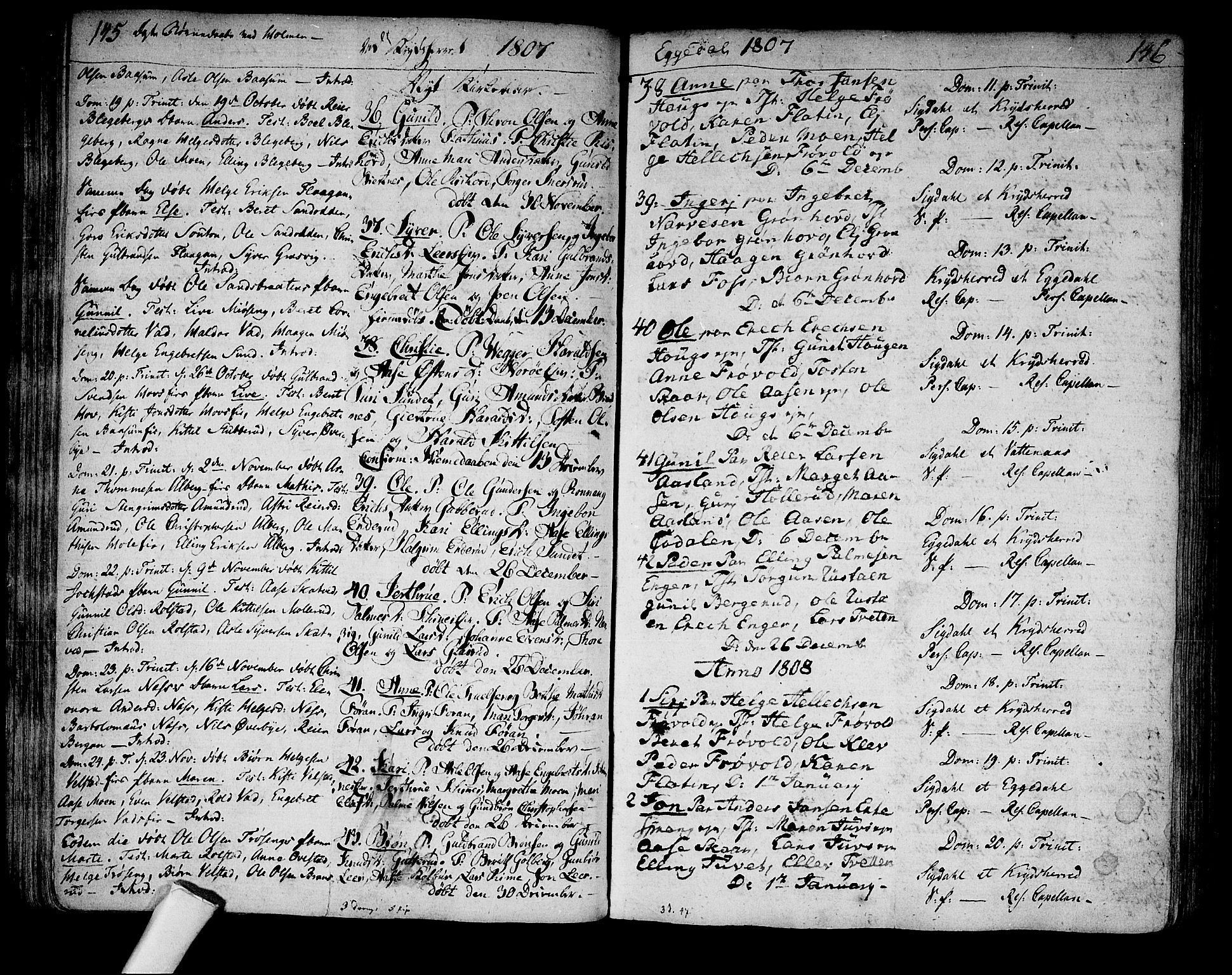 Sigdal kirkebøker, SAKO/A-245/F/Fa/L0003: Parish register (official) no. I 3, 1793-1811, p. 145-146